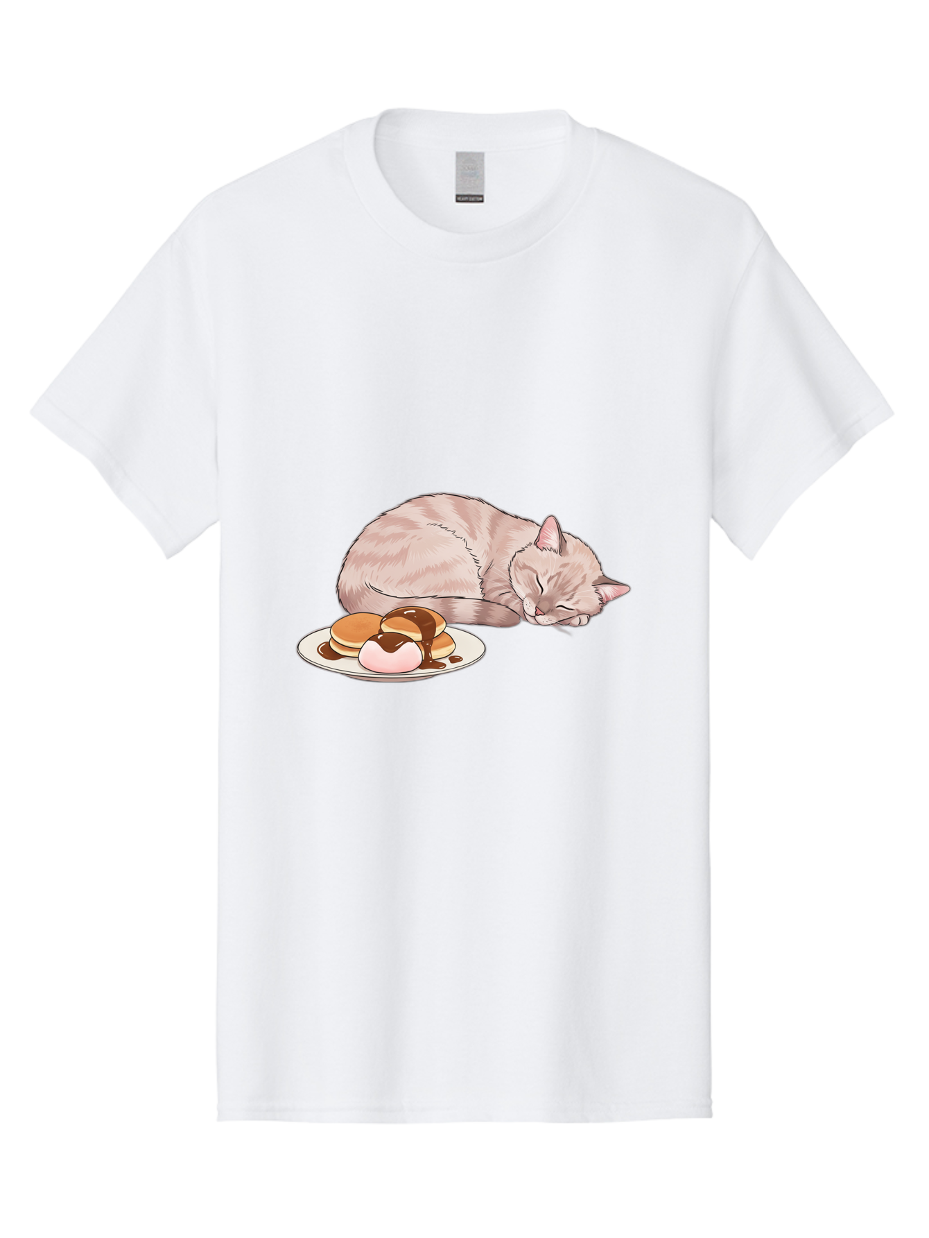 Cat-Sleeping-Near-Pancakes Men'S Graphic Tee, 100% Cotton, Comfortable Casual Summer Wear, Machine Washable, Vintage Camera, Old Camera, Antique Camera, Black Camera, Classic Photography, Photography Equipment, Nostalgic Device, Film Camera, Bak217