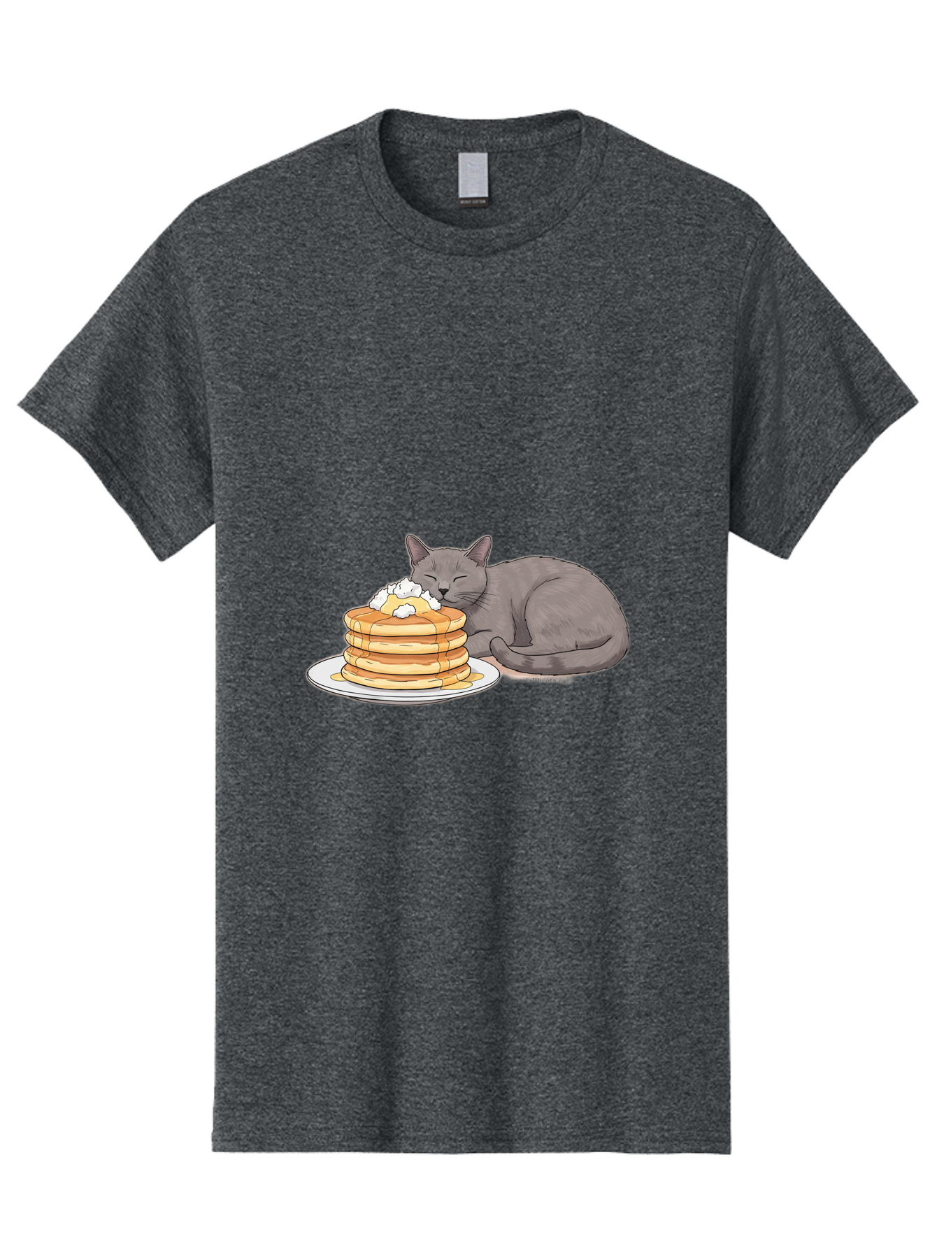 Cat-Sleeping-On-Pancakes-1 Men'S Graphic Tee, 100% Cotton, Comfortable Casual Summer Wear, Machine Washable, Vintage Camera, Old Camera, Antique Camera, Black Camera, Classic Photography, Photography Equipment, Nostalgic Device, Film Camera, Bak220