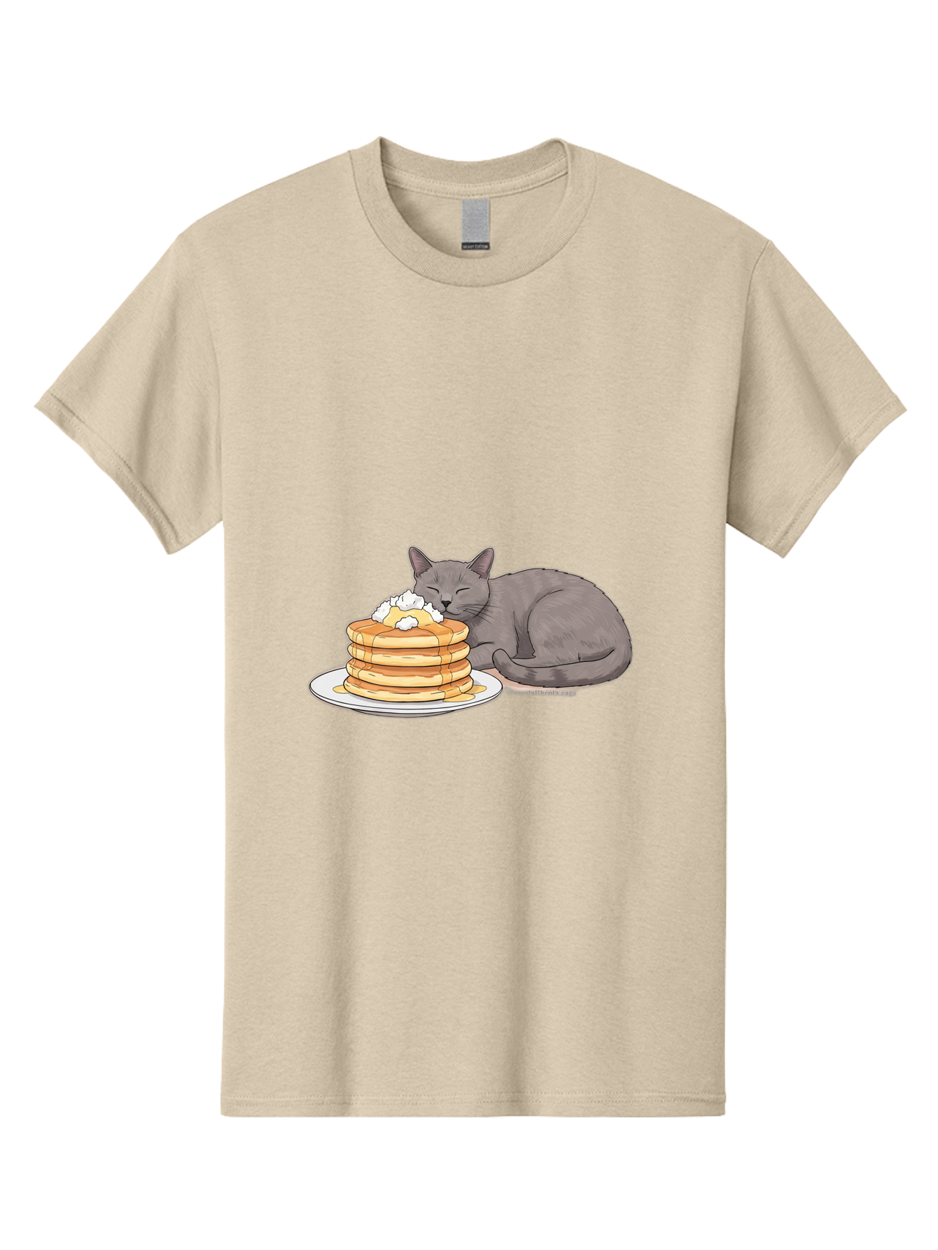 Cat-Sleeping-On-Pancakes-1 Men'S Graphic Tee, 100% Cotton, Comfortable Casual Summer Wear, Machine Washable, Vintage Camera, Old Camera, Antique Camera, Black Camera, Classic Photography, Photography Equipment, Nostalgic Device, Film Camera, Bak220