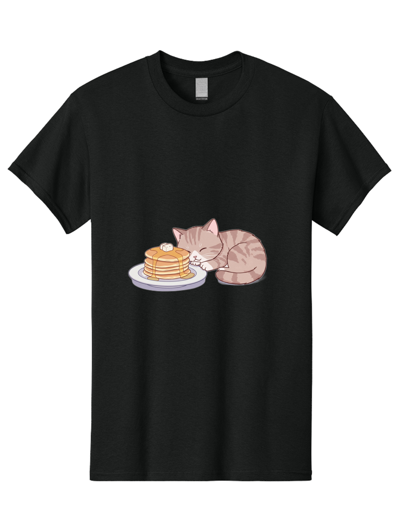 Cat-Sleeping-On-Pancakes Men'S Graphic Tee, 100% Cotton, Comfortable Casual Summer Wear, Machine Washable, Vintage Camera, Old Camera, Antique Camera, Black Camera, Classic Photography, Photography Equipment, Nostalgic Device, Film Camera, Bak222