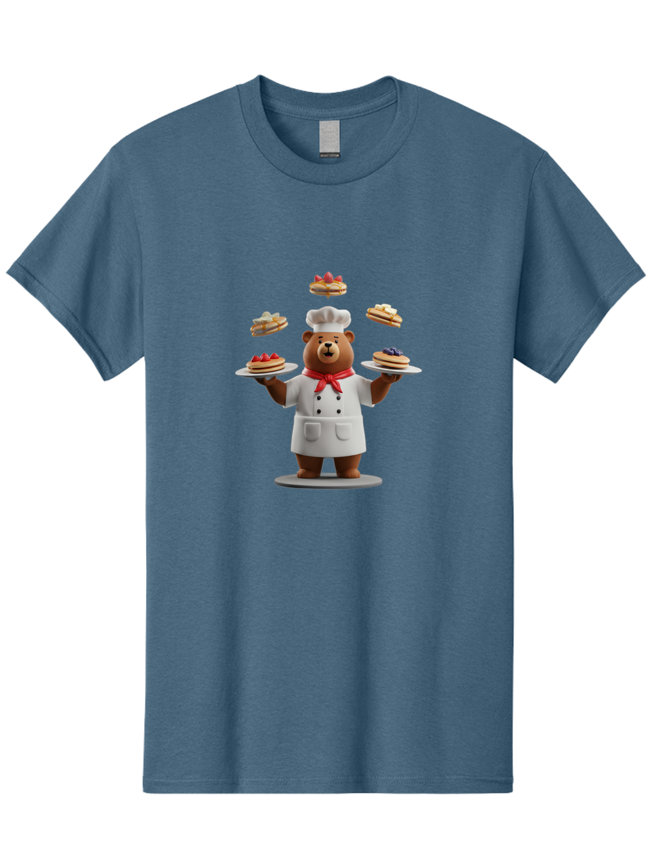 Chef-Bear-1 Men'S Graphic Tee, 100% Cotton, Comfortable Casual Summer Wear, Machine Washable, Vintage Camera, Old Camera, Antique Camera, Black Camera, Classic Photography, Photography Equipment, Nostalgic Device, Film Camera, Camera Art Bak230