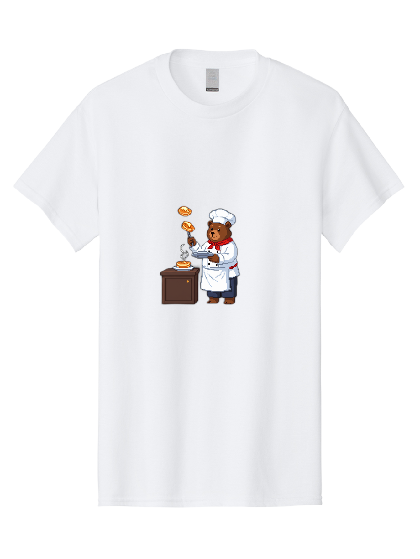 Chef-Bear-2 Men'S Graphic Tee, 100% Cotton, Comfortable Casual Summer Wear, Machine Washable, Vintage Camera, Old Camera, Antique Camera, Black Camera, Classic Photography, Photography Equipment, Nostalgic Device, Film Camera, Camera Art Bak231