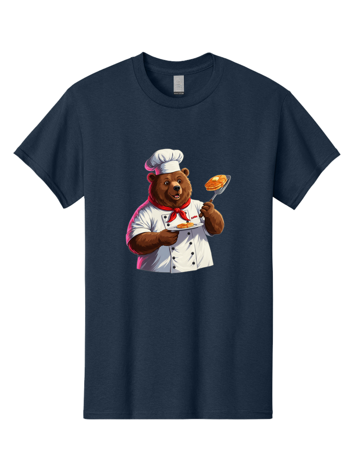 Chef-Bear-5 Men'S Graphic Tee, 100% Cotton, Comfortable Casual Summer Wear, Machine Washable, Vintage Camera, Old Camera, Antique Camera, Black Camera, Classic Photography, Photography Equipment, Nostalgic Device, Film Camera, Camera Art Bak234