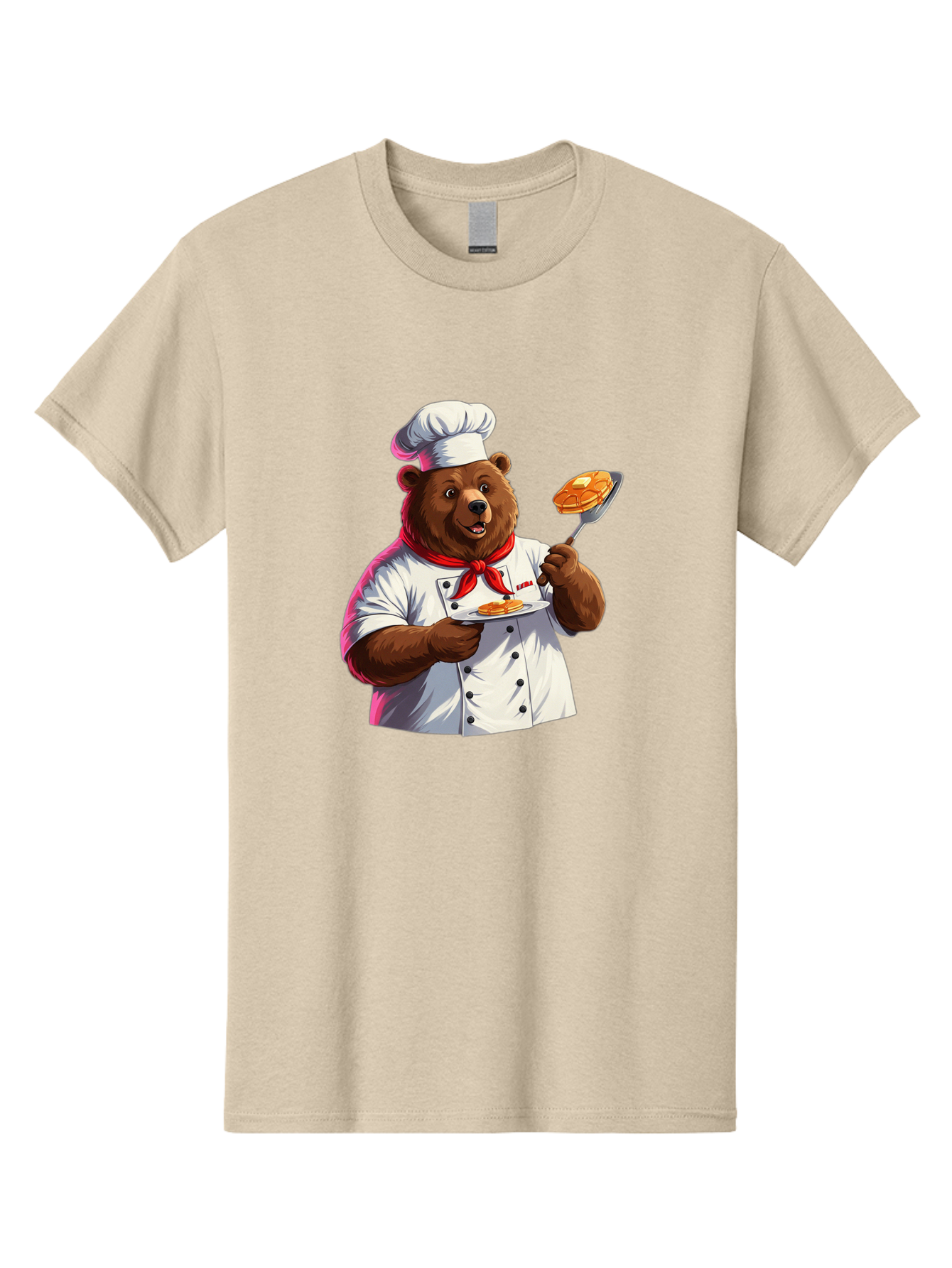 Chef-Bear-5 Men'S Graphic Tee, 100% Cotton, Comfortable Casual Summer Wear, Machine Washable, Vintage Camera, Old Camera, Antique Camera, Black Camera, Classic Photography, Photography Equipment, Nostalgic Device, Film Camera, Camera Art Bak234