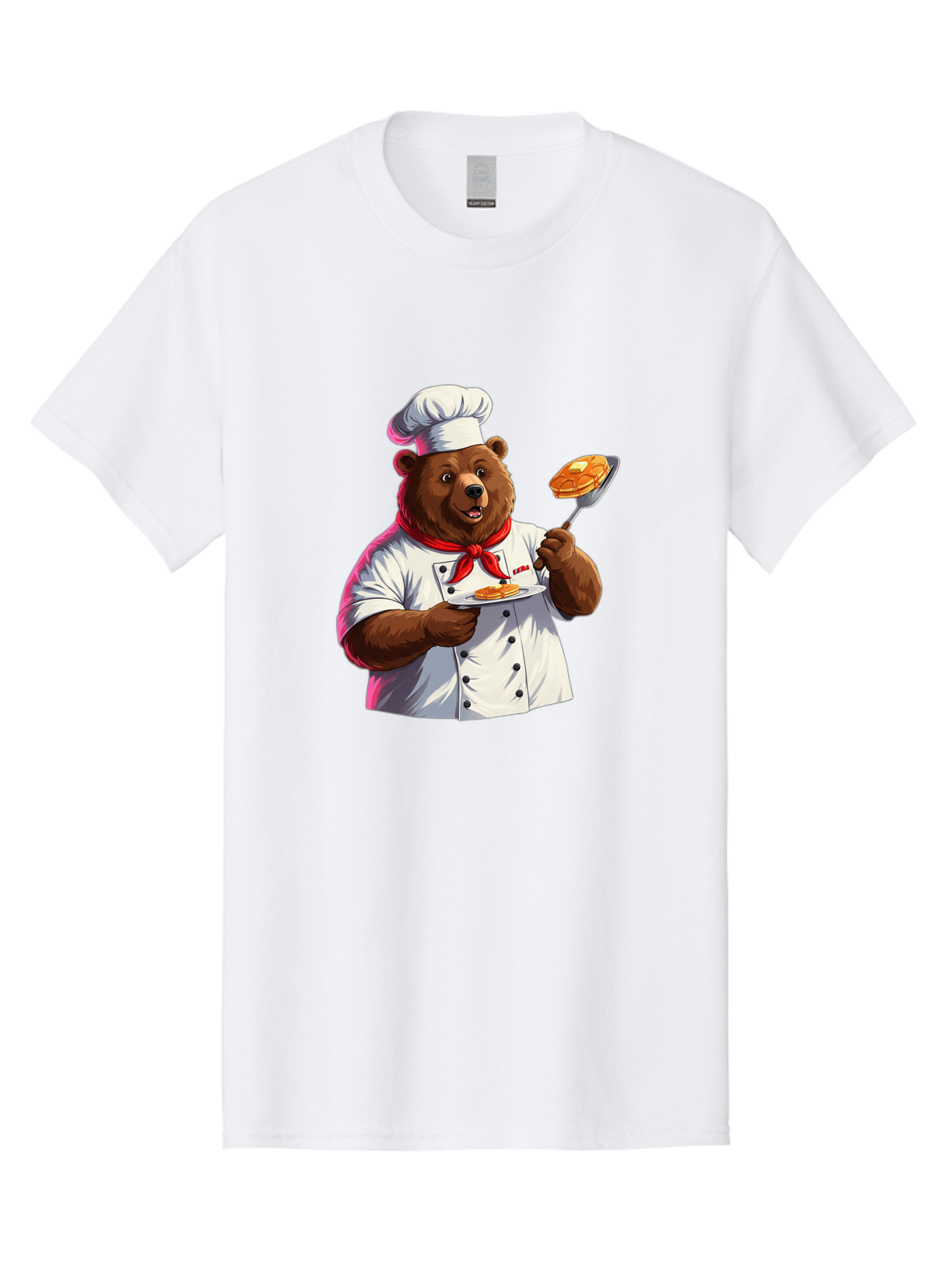 Chef-Bear-5 Men'S Graphic Tee, 100% Cotton, Comfortable Casual Summer Wear, Machine Washable, Vintage Camera, Old Camera, Antique Camera, Black Camera, Classic Photography, Photography Equipment, Nostalgic Device, Film Camera, Camera Art Bak234