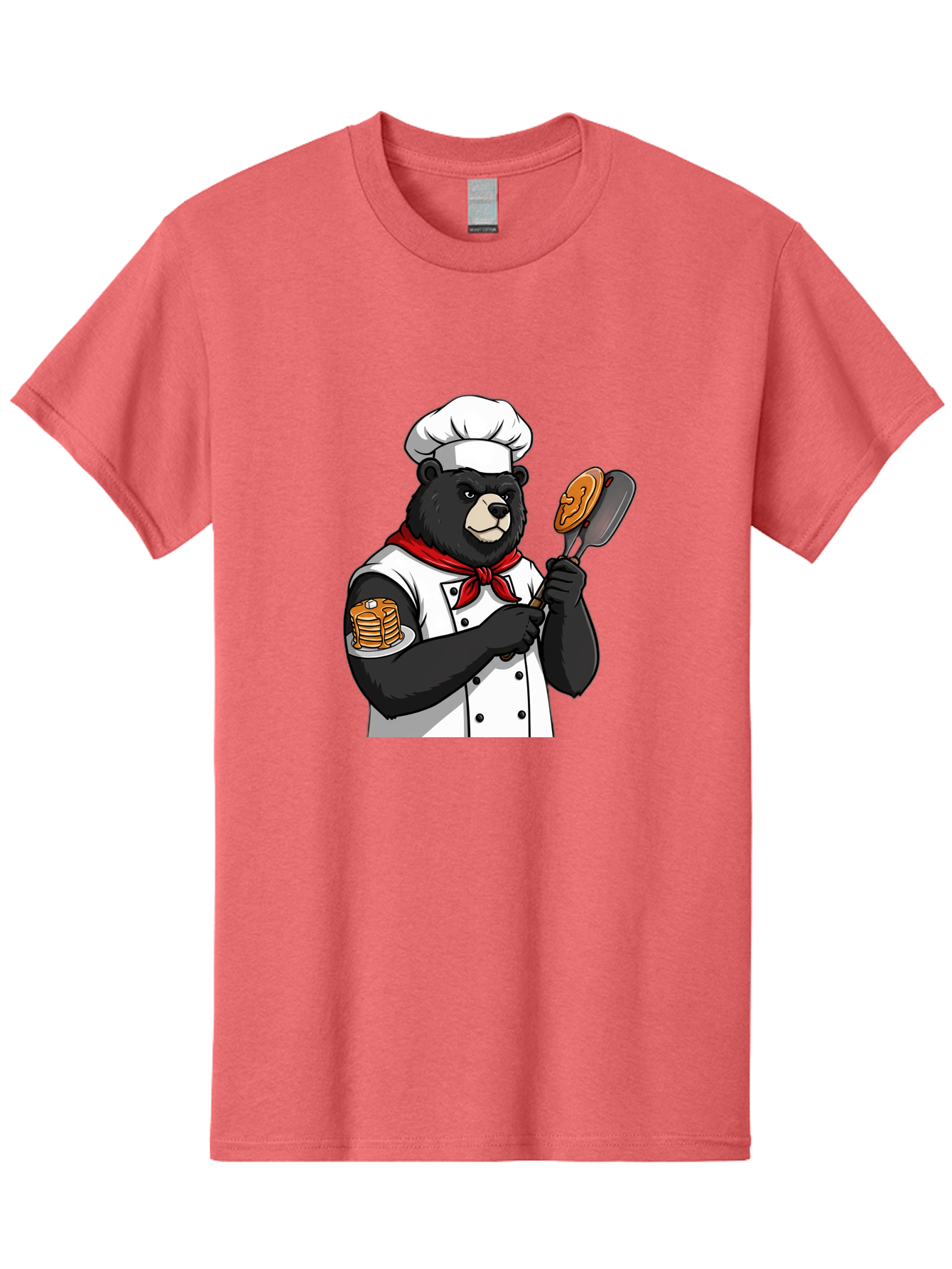 Chef-Bear-8 Men'S Graphic Tee, 100% Cotton, Comfortable Casual Summer Wear, Machine Washable, Vintage Camera, Old Camera, Antique Camera, Black Camera, Classic Photography, Photography Equipment, Nostalgic Device, Film Camera, Camera Art Bak237