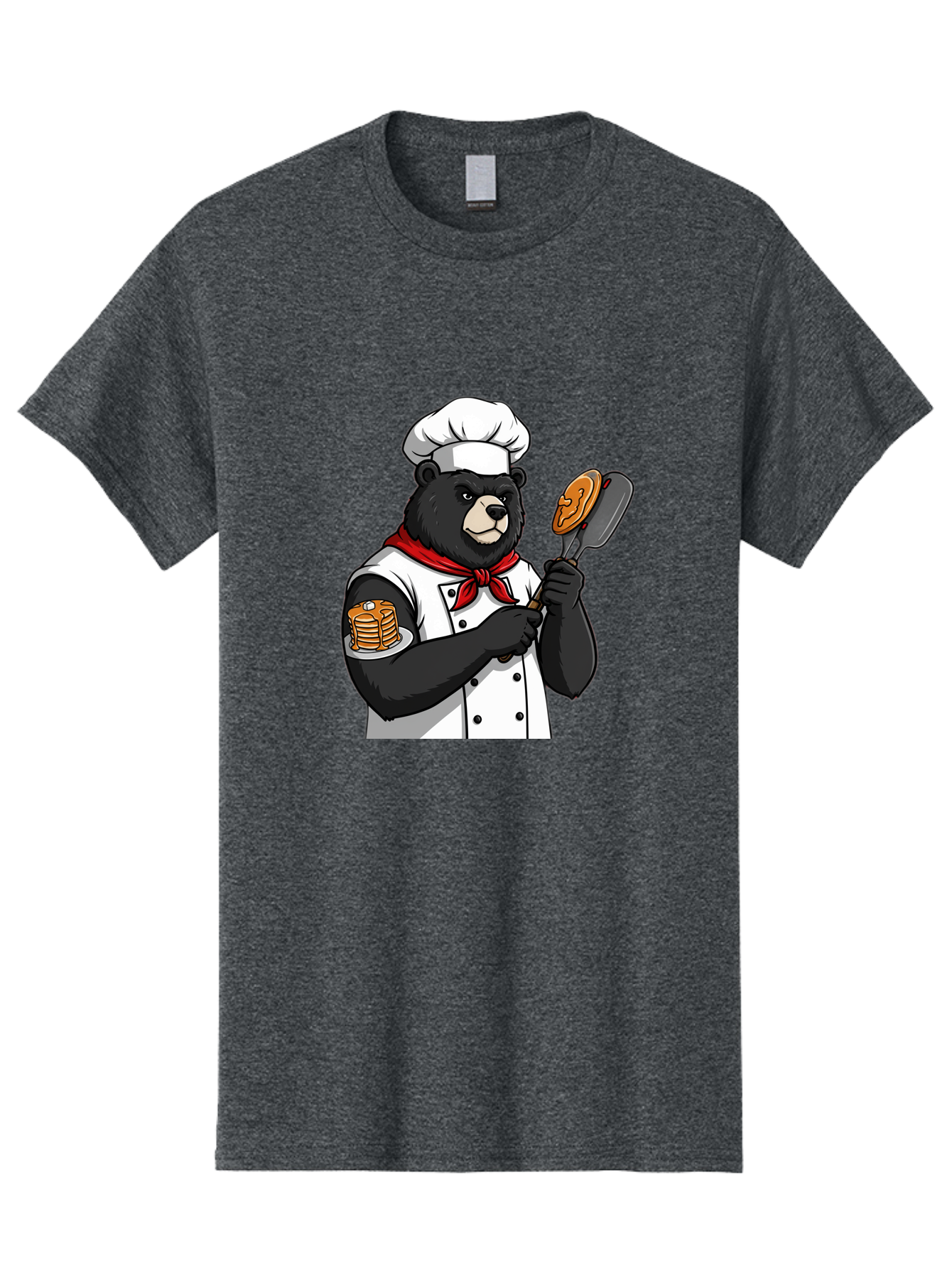 Chef-Bear-8 Men'S Graphic Tee, 100% Cotton, Comfortable Casual Summer Wear, Machine Washable, Vintage Camera, Old Camera, Antique Camera, Black Camera, Classic Photography, Photography Equipment, Nostalgic Device, Film Camera, Camera Art Bak237