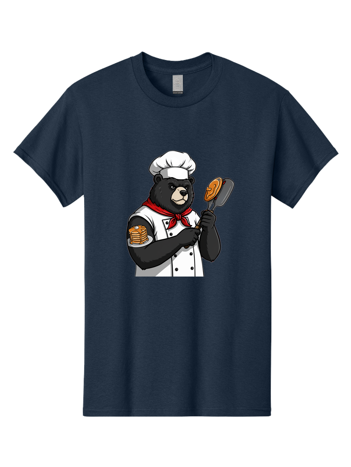 Chef-Bear-8 Men'S Graphic Tee, 100% Cotton, Comfortable Casual Summer Wear, Machine Washable, Vintage Camera, Old Camera, Antique Camera, Black Camera, Classic Photography, Photography Equipment, Nostalgic Device, Film Camera, Camera Art Bak237