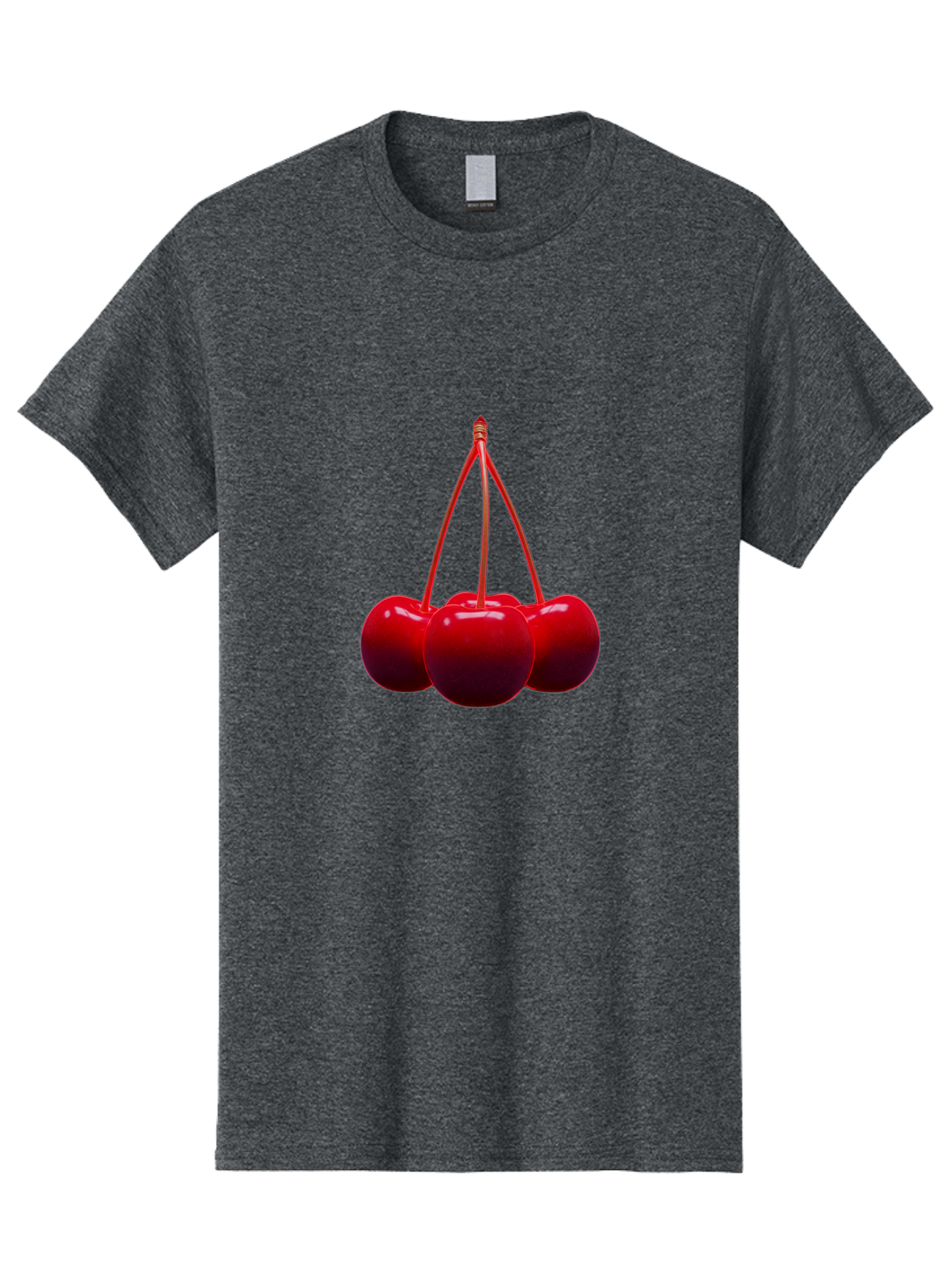 Cherries Men'S Graphic Tee, 100% Cotton, Comfortable Casual Summer Wear, Machine Washable, Vintage Camera, Old Camera, Antique Camera, Black Camera, Classic Photography, Photography Equipment, Nostalgic Device, Film Camera, Camera Art Bak239