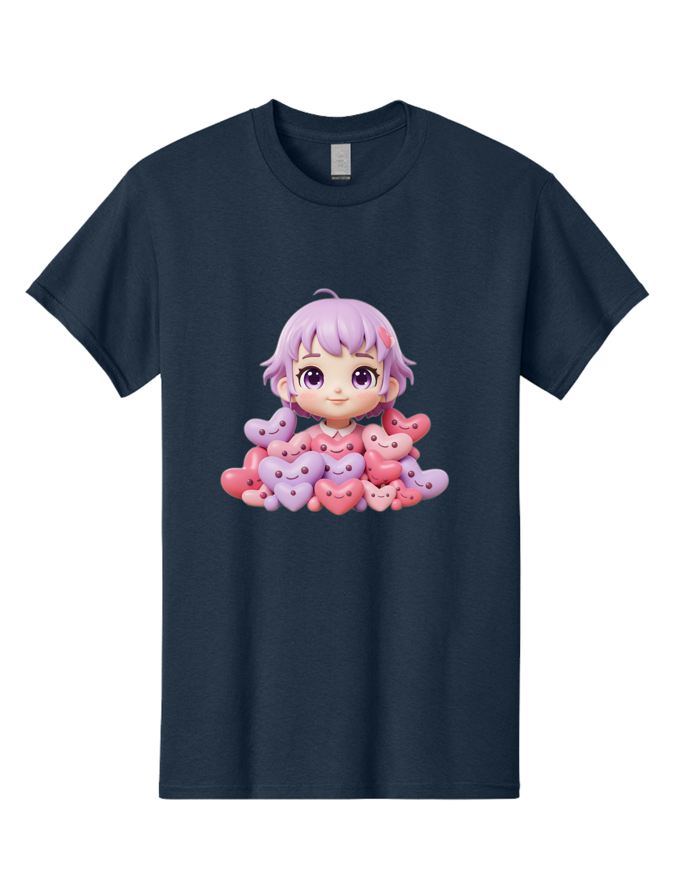 Chibi-Girl-With-Hearts Men'S Graphic Tee, 100% Cotton, Comfortable Casual Summer Wear, Machine Washable, Vintage Camera, Old Camera, Antique Camera, Black Camera, Classic Photography, Photography Equipment, Nostalgic Device, Film Camera, Bak241