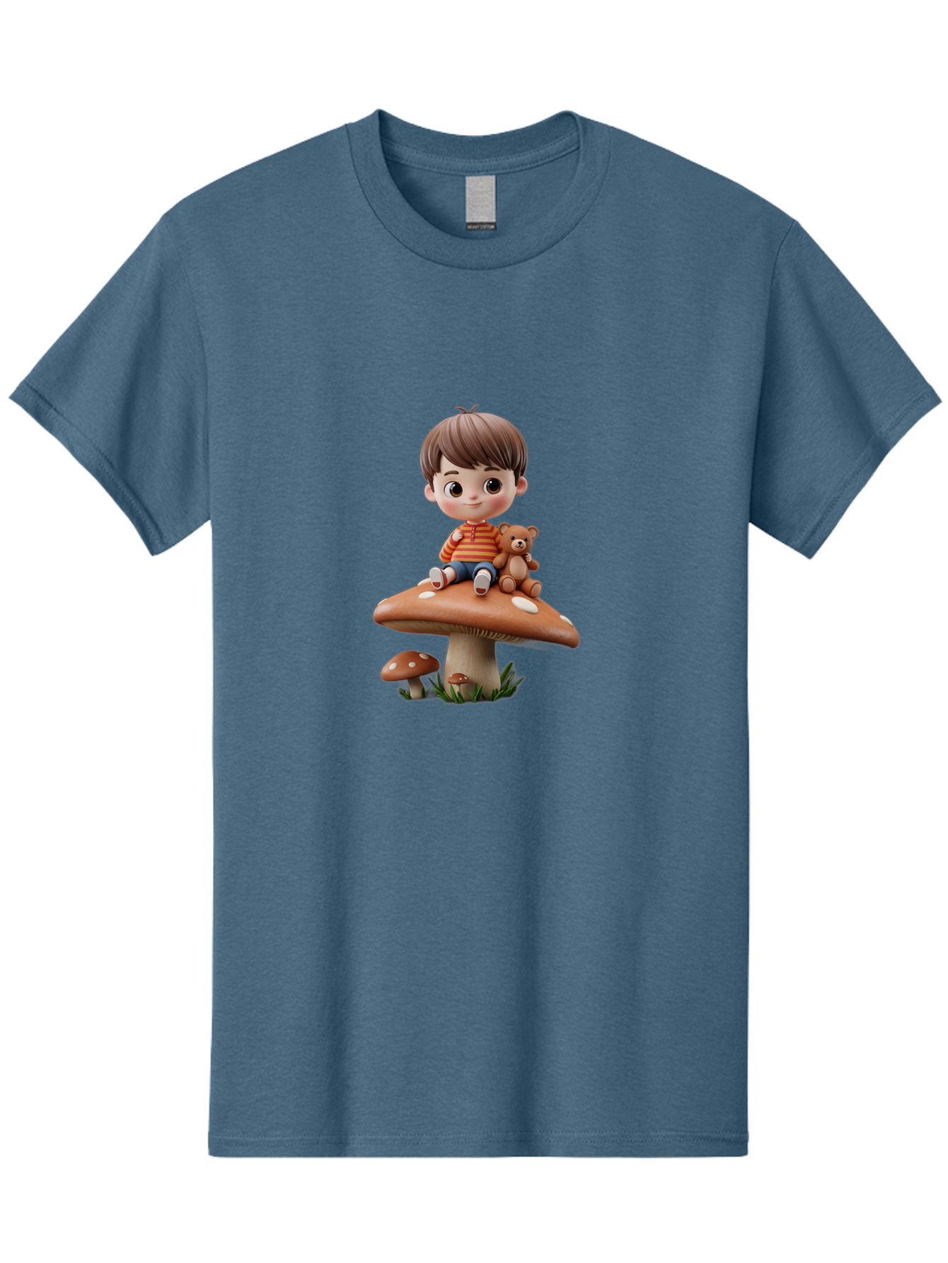 Child-Sitting-On-Mushroom Men'S Graphic Tee, 100% Cotton, Comfortable Casual Summer Wear, Machine Washable, Vintage Camera, Old Camera, Antique Camera, Black Camera, Classic Photography, Photography Equipment, Nostalgic Device, Film Camera, Bak245