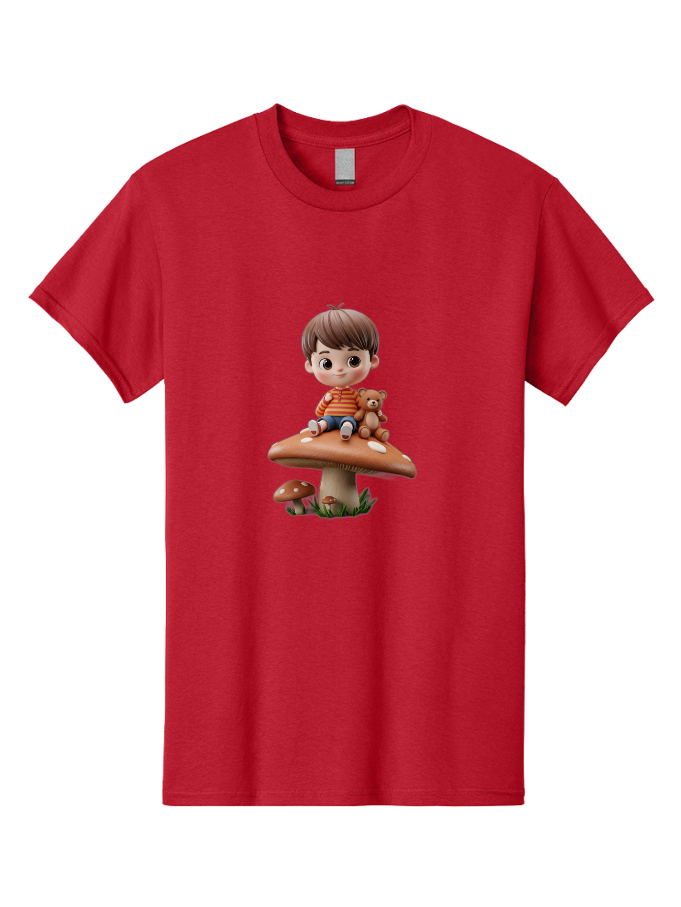 Child-Sitting-On-Mushroom Men'S Graphic Tee, 100% Cotton, Comfortable Casual Summer Wear, Machine Washable, Vintage Camera, Old Camera, Antique Camera, Black Camera, Classic Photography, Photography Equipment, Nostalgic Device, Film Camera, Bak245