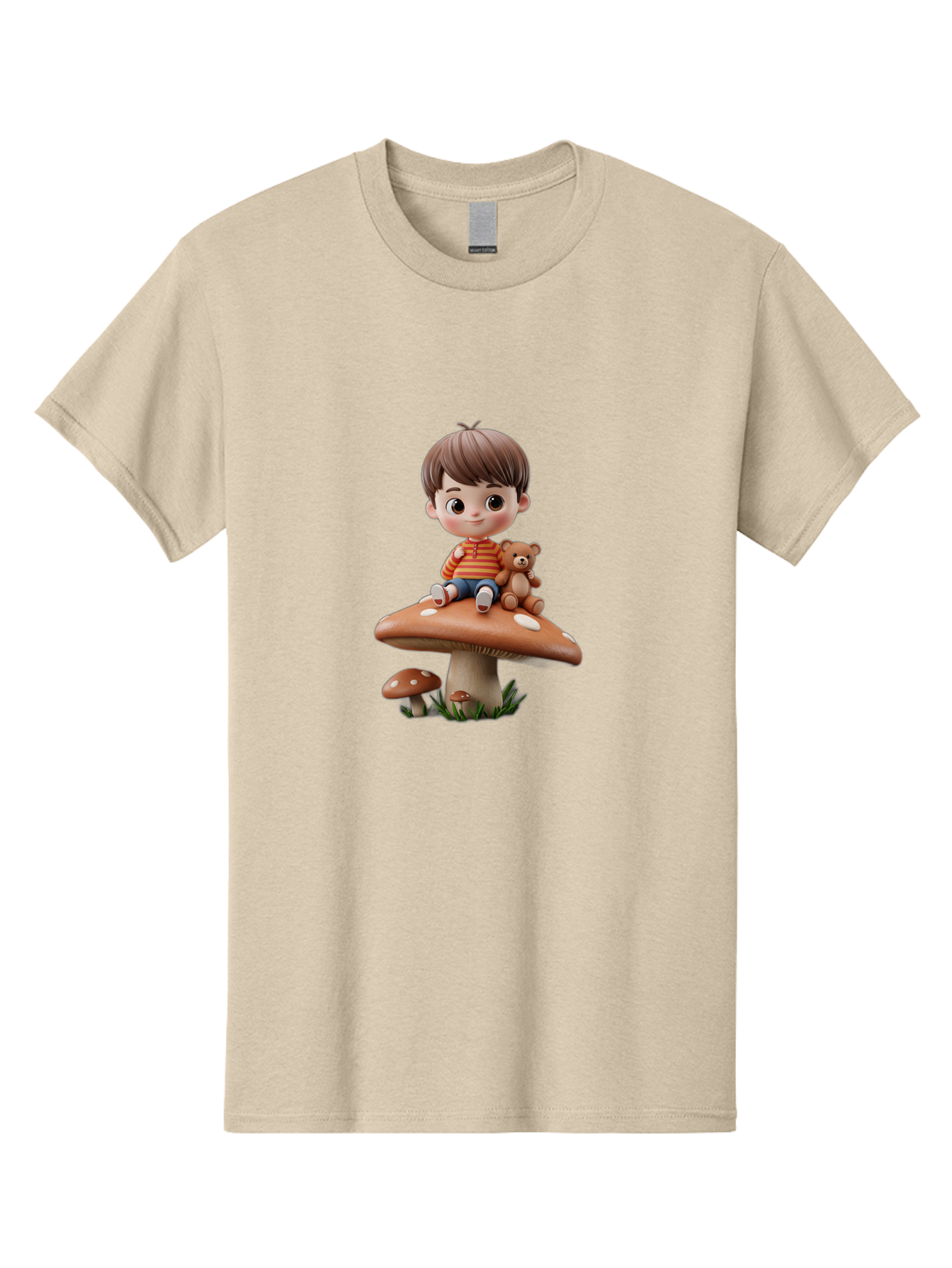 Child-Sitting-On-Mushroom Men'S Graphic Tee, 100% Cotton, Comfortable Casual Summer Wear, Machine Washable, Vintage Camera, Old Camera, Antique Camera, Black Camera, Classic Photography, Photography Equipment, Nostalgic Device, Film Camera, Bak245