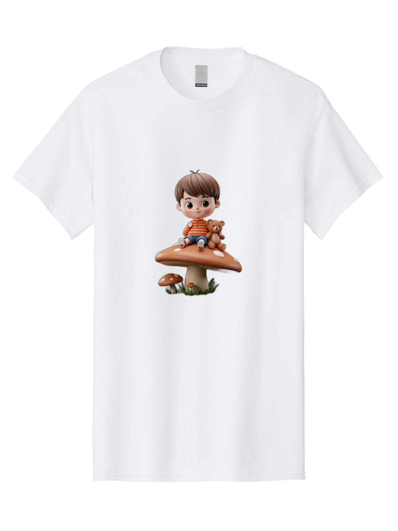 Child-Sitting-On-Mushroom Men'S Graphic Tee, 100% Cotton, Comfortable Casual Summer Wear, Machine Washable, Vintage Camera, Old Camera, Antique Camera, Black Camera, Classic Photography, Photography Equipment, Nostalgic Device, Film Camera, Bak245