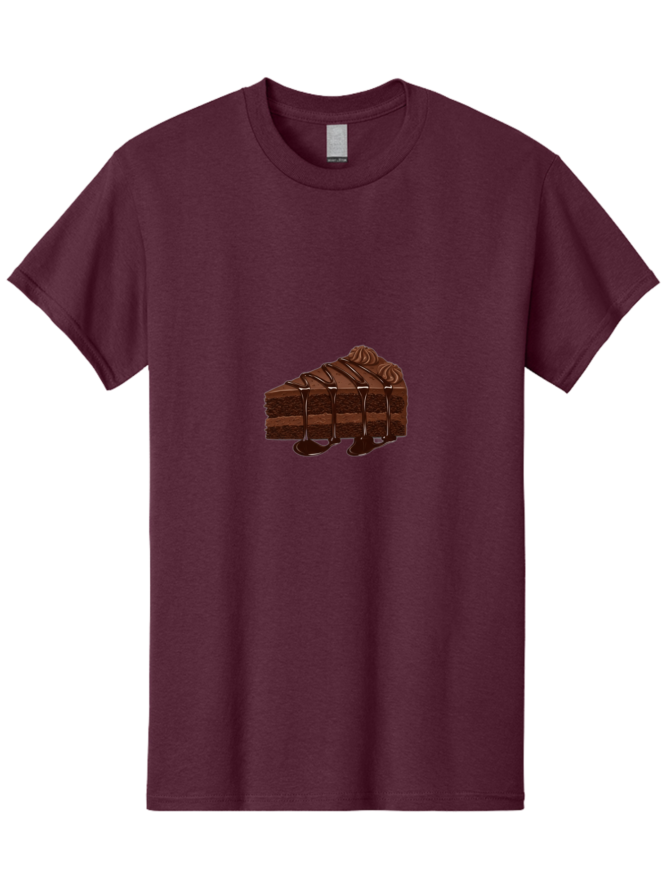 Chocolate-Cake-1 Men'S Graphic Tee, 100% Cotton, Comfortable Casual Summer Wear, Machine Washable, Vintage Camera, Old Camera, Antique Camera, Black Camera, Classic Photography, Photography Equipment, Nostalgic Device, Film Camera, Camera Art Bak248