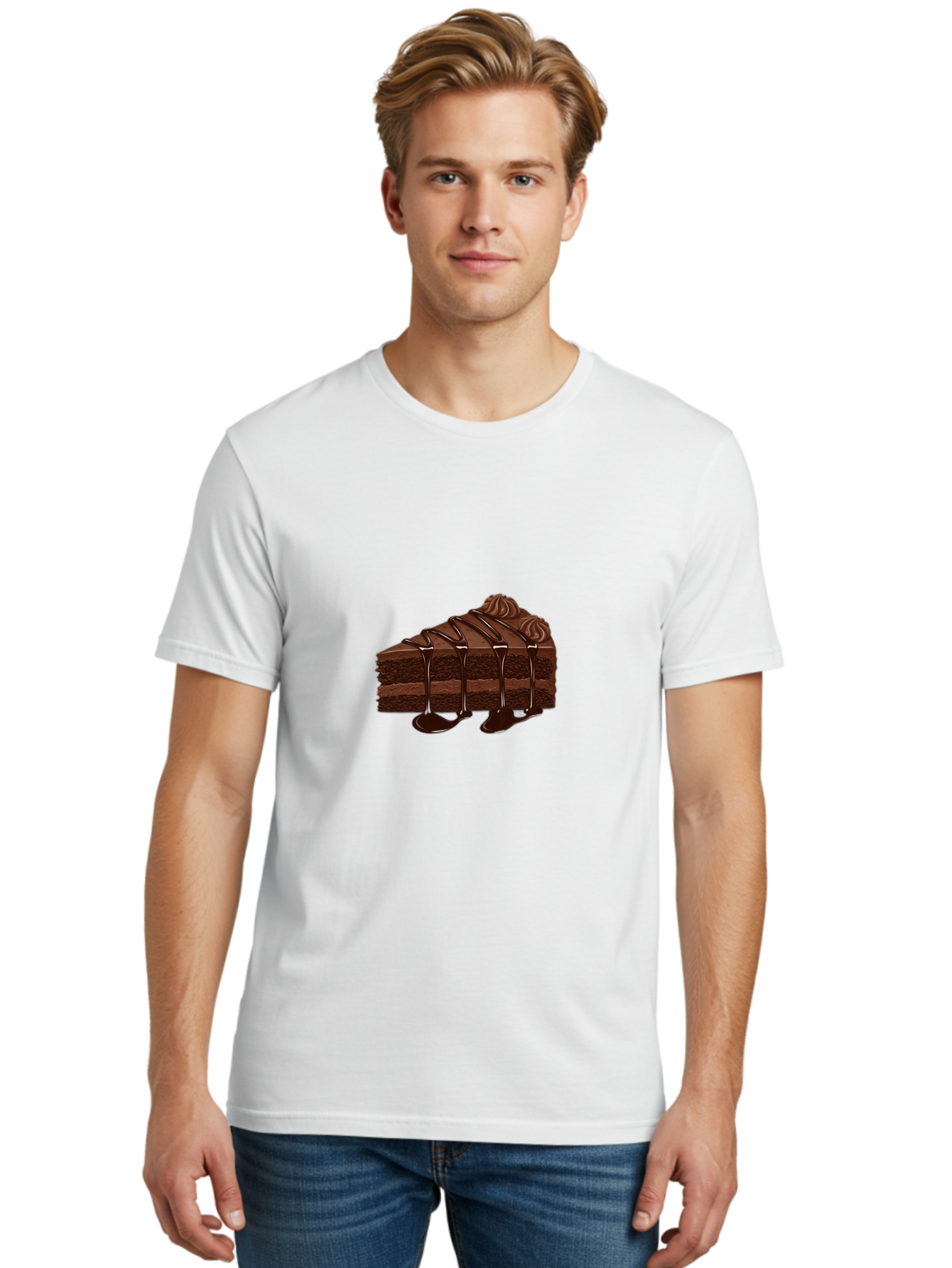Chocolate-Cake-1 Men'S Graphic Tee, 100% Cotton, Comfortable Casual Summer Wear, Machine Washable, Vintage Camera, Old Camera, Antique Camera, Black Camera, Classic Photography, Photography Equipment, Nostalgic Device, Film Camera, Camera Art Bak248