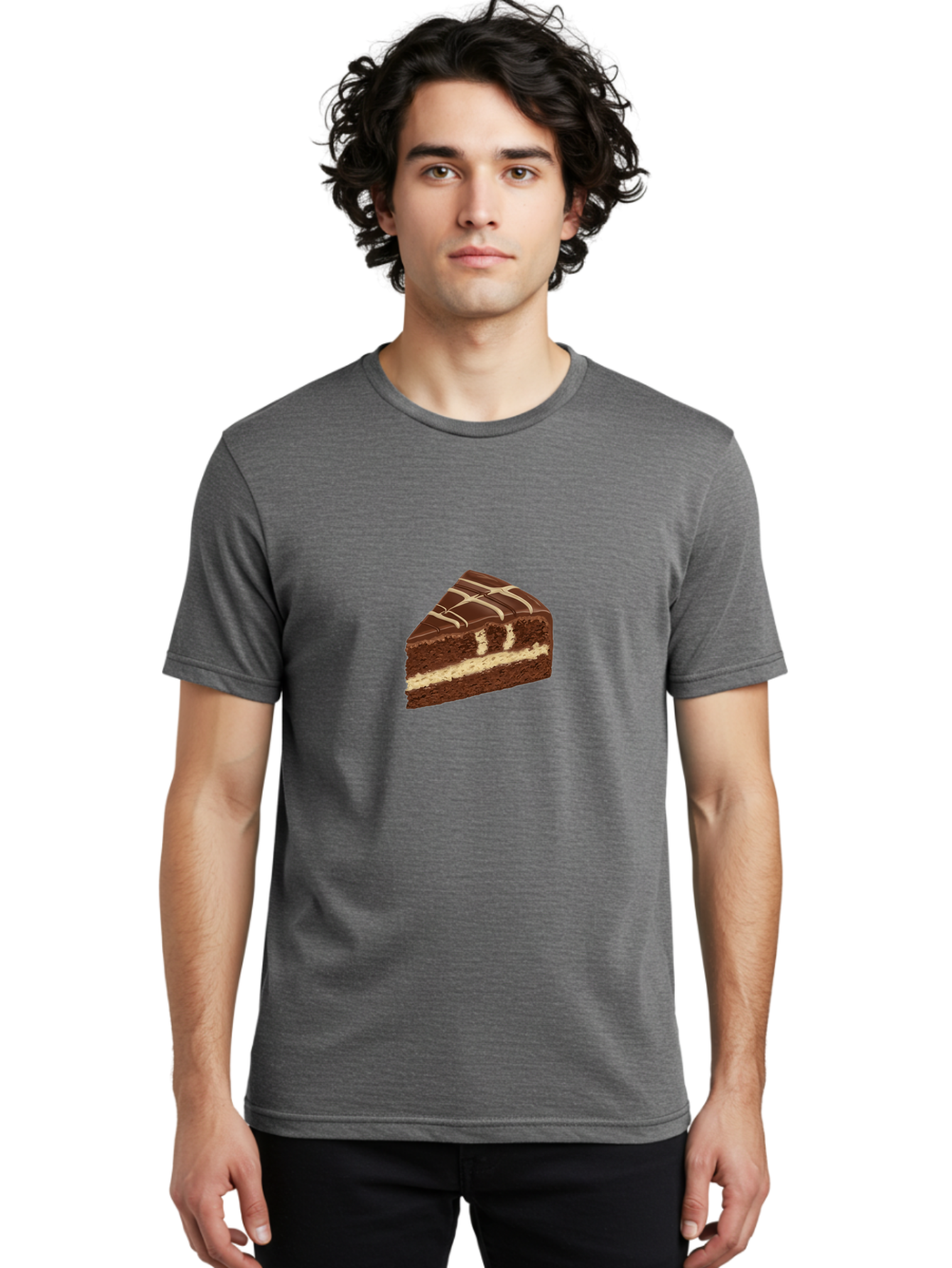 Chocolate-Cake-2 Men'S Graphic Tee, 100% Cotton, Comfortable Casual Summer Wear, Machine Washable, Vintage Camera, Old Camera, Antique Camera, Black Camera, Classic Photography, Photography Equipment, Nostalgic Device, Film Camera, Camera Art Bak249