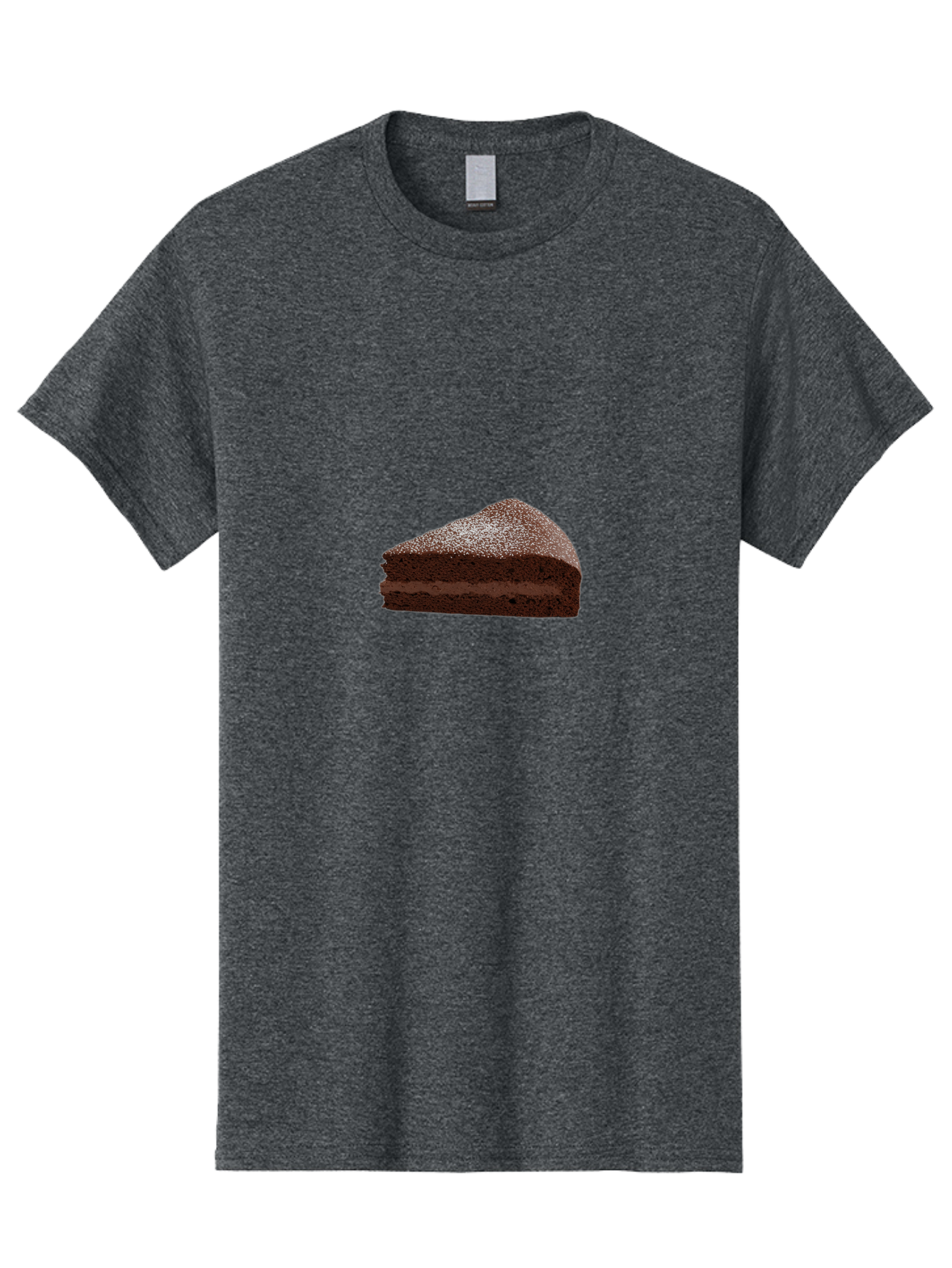 Chocolate-Cake-Slice-1 Men'S Graphic Tee, 100% Cotton, Comfortable Casual Summer Wear, Machine Washable, Vintage Camera, Old Camera, Antique Camera, Black Camera, Classic Photography, Photography Equipment, Nostalgic Device, Film Camera, Bak251