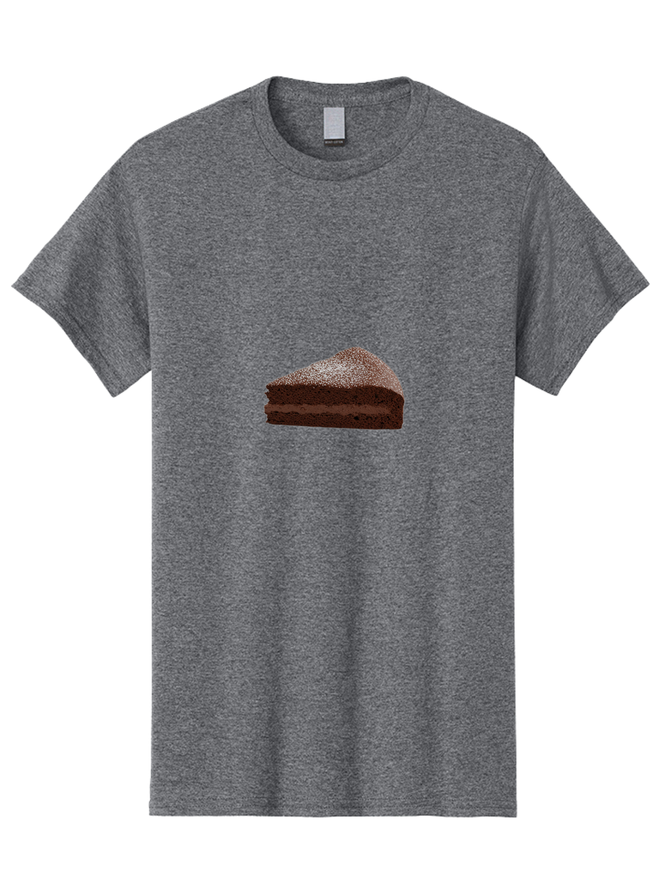 Chocolate-Cake-Slice-1 Men'S Graphic Tee, 100% Cotton, Comfortable Casual Summer Wear, Machine Washable, Vintage Camera, Old Camera, Antique Camera, Black Camera, Classic Photography, Photography Equipment, Nostalgic Device, Film Camera, Bak251