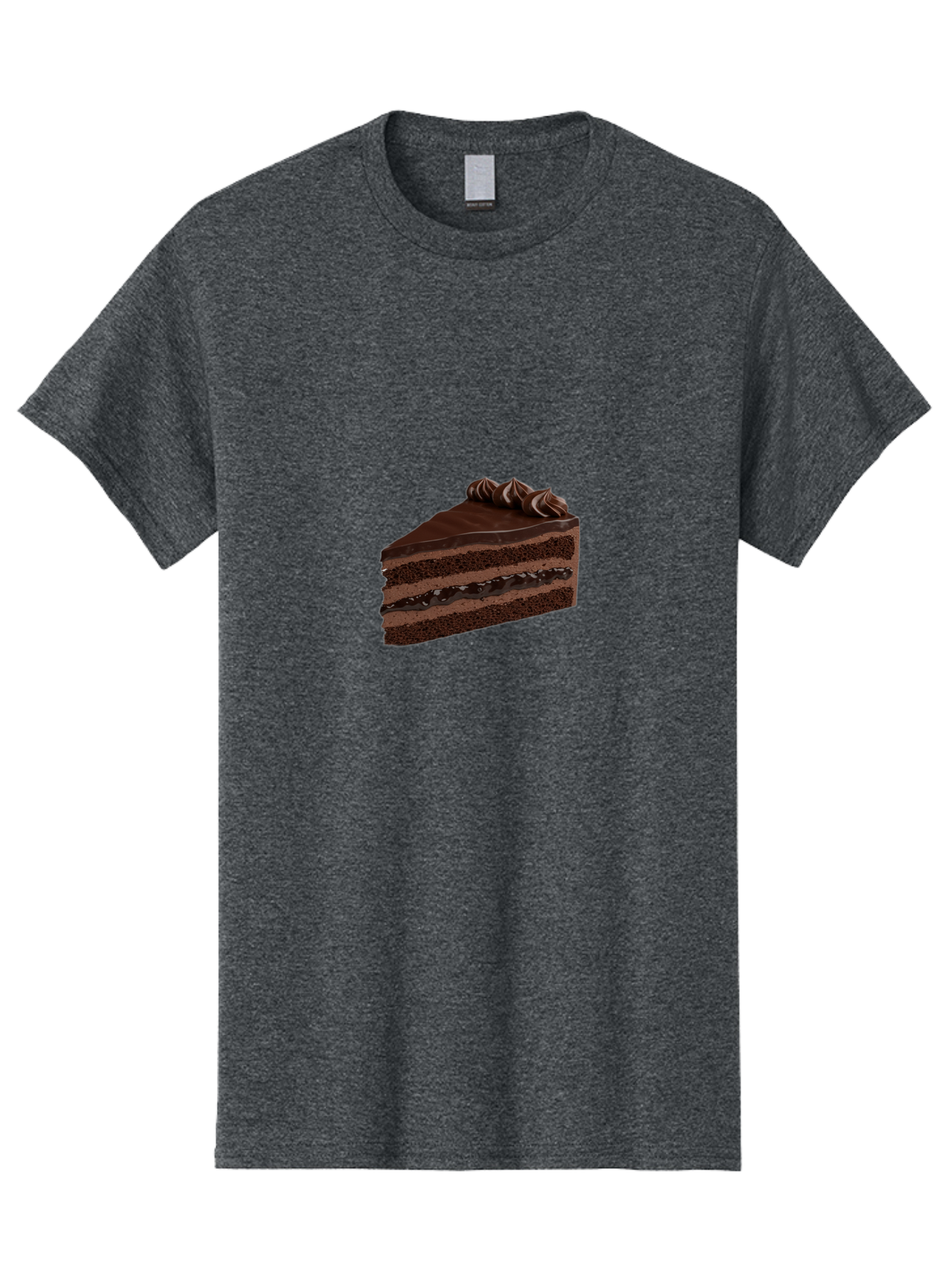 Chocolate-Cake-Slice Men'S Graphic Tee, 100% Cotton, Comfortable Casual Summer Wear, Machine Washable, Vintage Camera, Old Camera, Antique Camera, Black Camera, Classic Photography, Photography Equipment, Nostalgic Device, Film Camera, Bak252