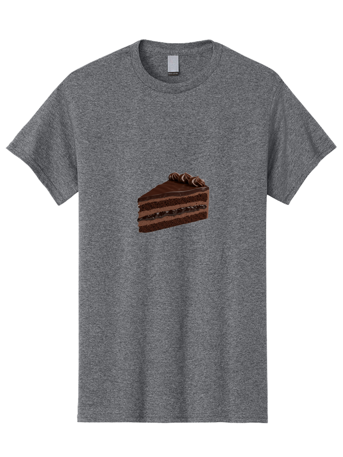 Chocolate-Cake-Slice Men'S Graphic Tee, 100% Cotton, Comfortable Casual Summer Wear, Machine Washable, Vintage Camera, Old Camera, Antique Camera, Black Camera, Classic Photography, Photography Equipment, Nostalgic Device, Film Camera, Bak252