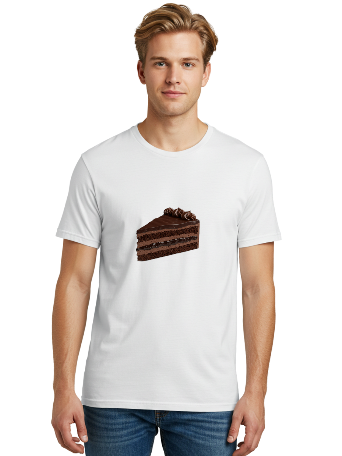 Chocolate-Cake-Slice Men'S Graphic Tee, 100% Cotton, Comfortable Casual Summer Wear, Machine Washable, Vintage Camera, Old Camera, Antique Camera, Black Camera, Classic Photography, Photography Equipment, Nostalgic Device, Film Camera, Bak252