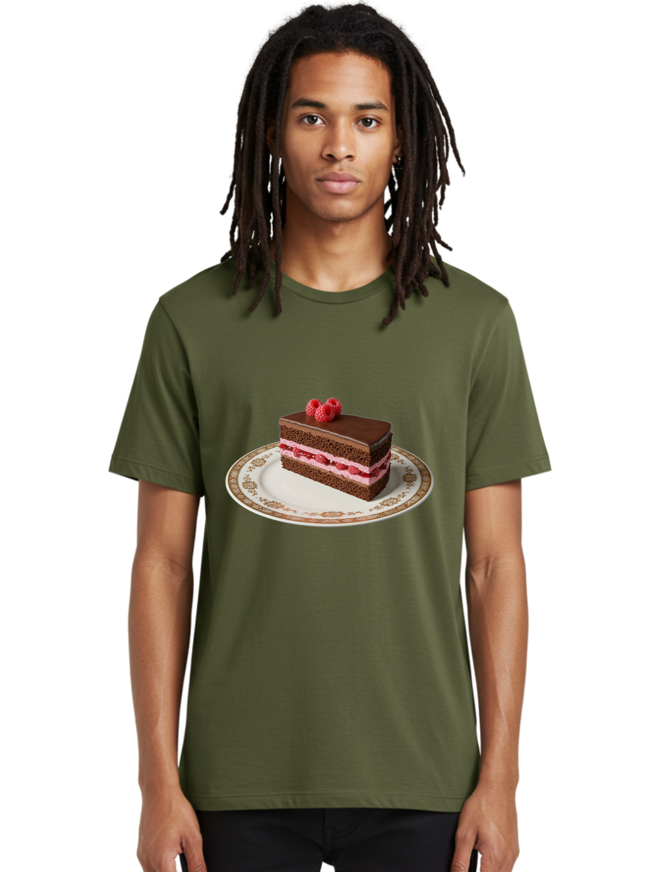 Chocolate-Cake Men'S Graphic Tee, 100% Cotton, Comfortable Casual Summer Wear, Machine Washable, Vintage Camera, Old Camera, Antique Camera, Black Camera, Classic Photography, Photography Equipment, Nostalgic Device, Film Camera, Camera Art Bak253