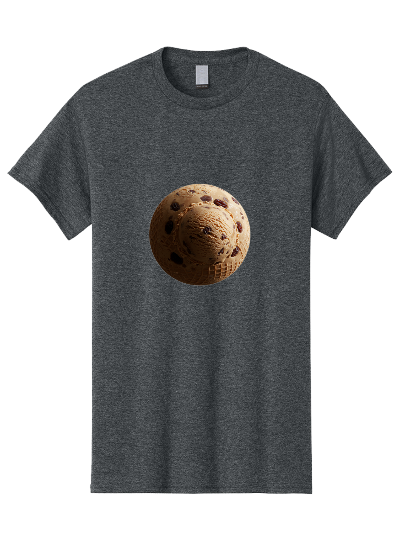 Chocolate-Chip-Ice-Cream-Scoop Men'S Graphic Tee, 100% Cotton, Comfortable Casual Summer Wear, Machine Washable, Vintage Camera, Old Camera, Antique Camera, Black Camera, Classic Photography, Photography Equipment, Nostalgic Device, Bak254