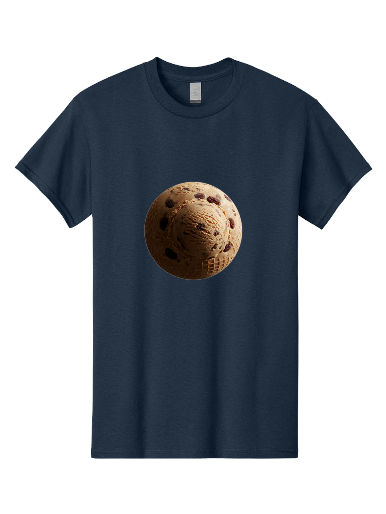 Chocolate-Chip-Ice-Cream-Scoop Men'S Graphic Tee, 100% Cotton, Comfortable Casual Summer Wear, Machine Washable, Vintage Camera, Old Camera, Antique Camera, Black Camera, Classic Photography, Photography Equipment, Nostalgic Device, Bak254