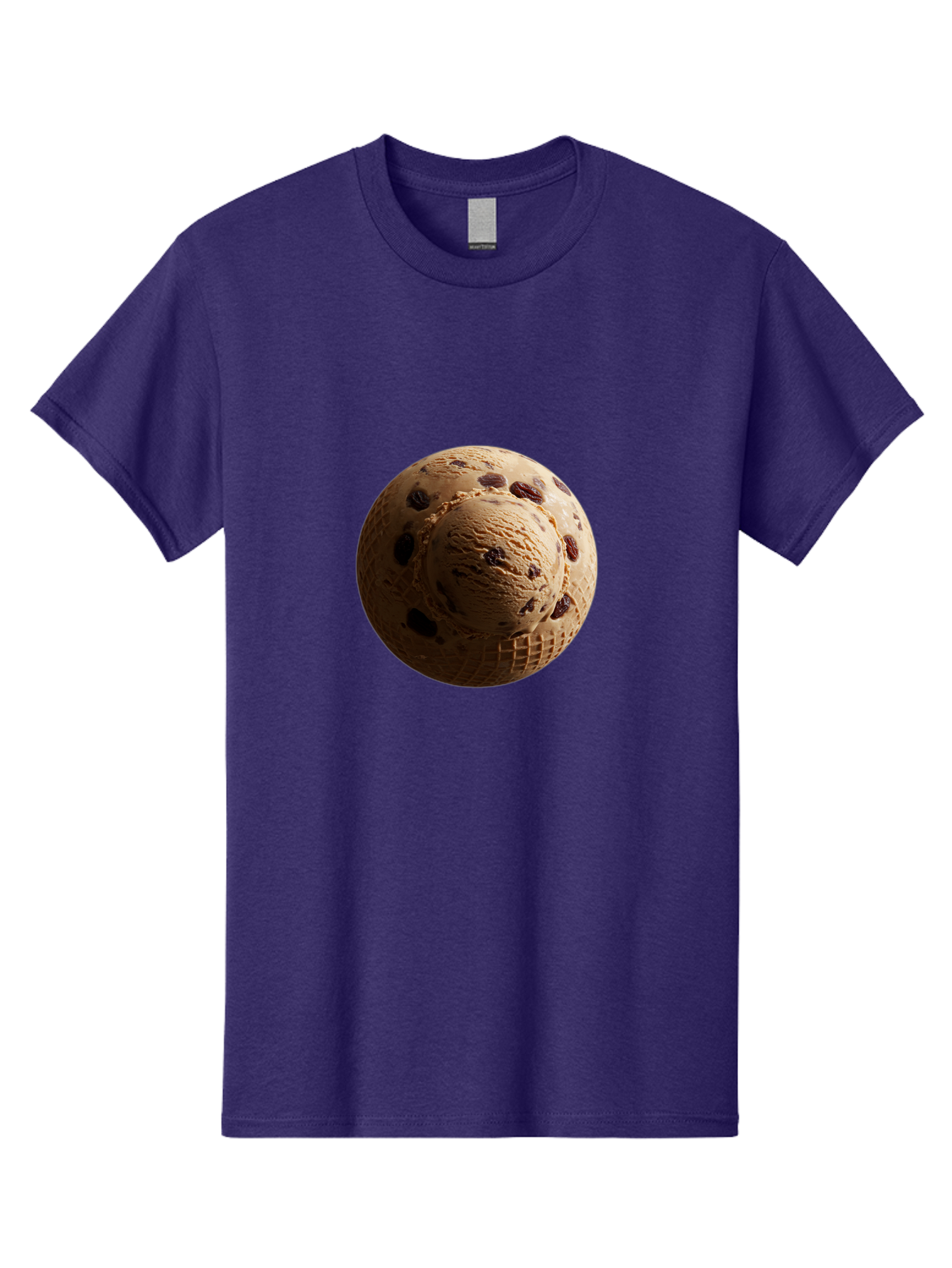Chocolate-Chip-Ice-Cream-Scoop Men'S Graphic Tee, 100% Cotton, Comfortable Casual Summer Wear, Machine Washable, Vintage Camera, Old Camera, Antique Camera, Black Camera, Classic Photography, Photography Equipment, Nostalgic Device, Bak254