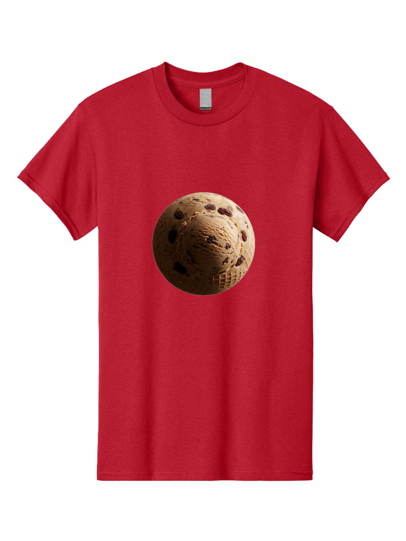 Chocolate-Chip-Ice-Cream-Scoop Men'S Graphic Tee, 100% Cotton, Comfortable Casual Summer Wear, Machine Washable, Vintage Camera, Old Camera, Antique Camera, Black Camera, Classic Photography, Photography Equipment, Nostalgic Device, Bak254