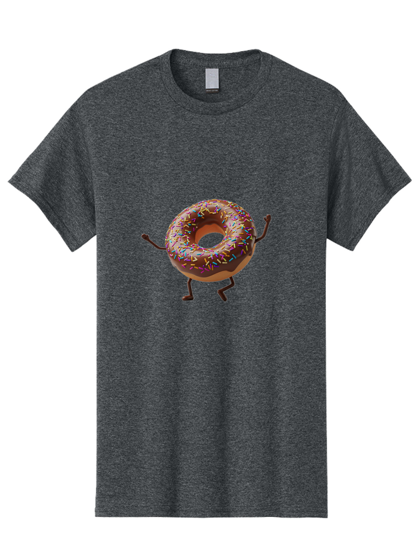 Chocolate-Donut Men'S Graphic Tee, 100% Cotton, Comfortable Casual Summer Wear, Machine Washable, Vintage Camera, Old Camera, Antique Camera, Black Camera, Classic Photography, Photography Equipment, Nostalgic Device, Film Camera, Camera Art Bak255