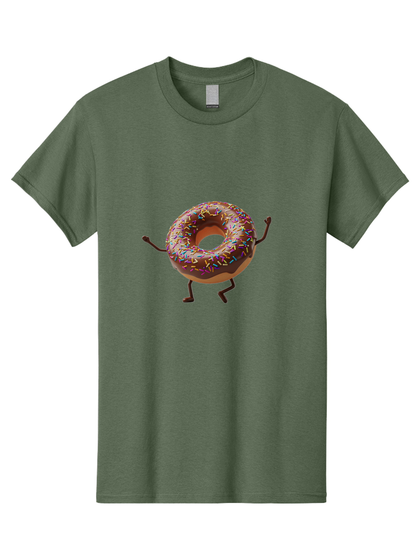 Chocolate-Donut Men'S Graphic Tee, 100% Cotton, Comfortable Casual Summer Wear, Machine Washable, Vintage Camera, Old Camera, Antique Camera, Black Camera, Classic Photography, Photography Equipment, Nostalgic Device, Film Camera, Camera Art Bak255