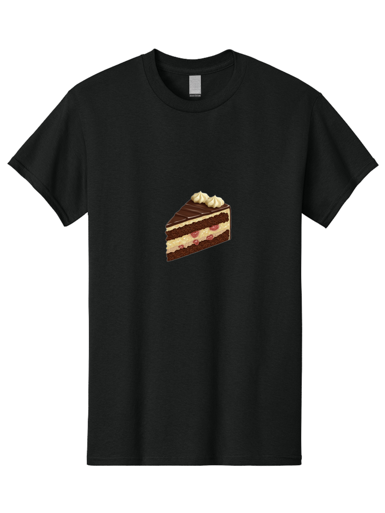 Chocolate-Layer-Cake-2 Men'S Graphic Tee, 100% Cotton, Comfortable Casual Summer Wear, Machine Washable, Vintage Camera, Old Camera, Antique Camera, Black Camera, Classic Photography, Photography Equipment, Nostalgic Device, Film Camera, Bak257