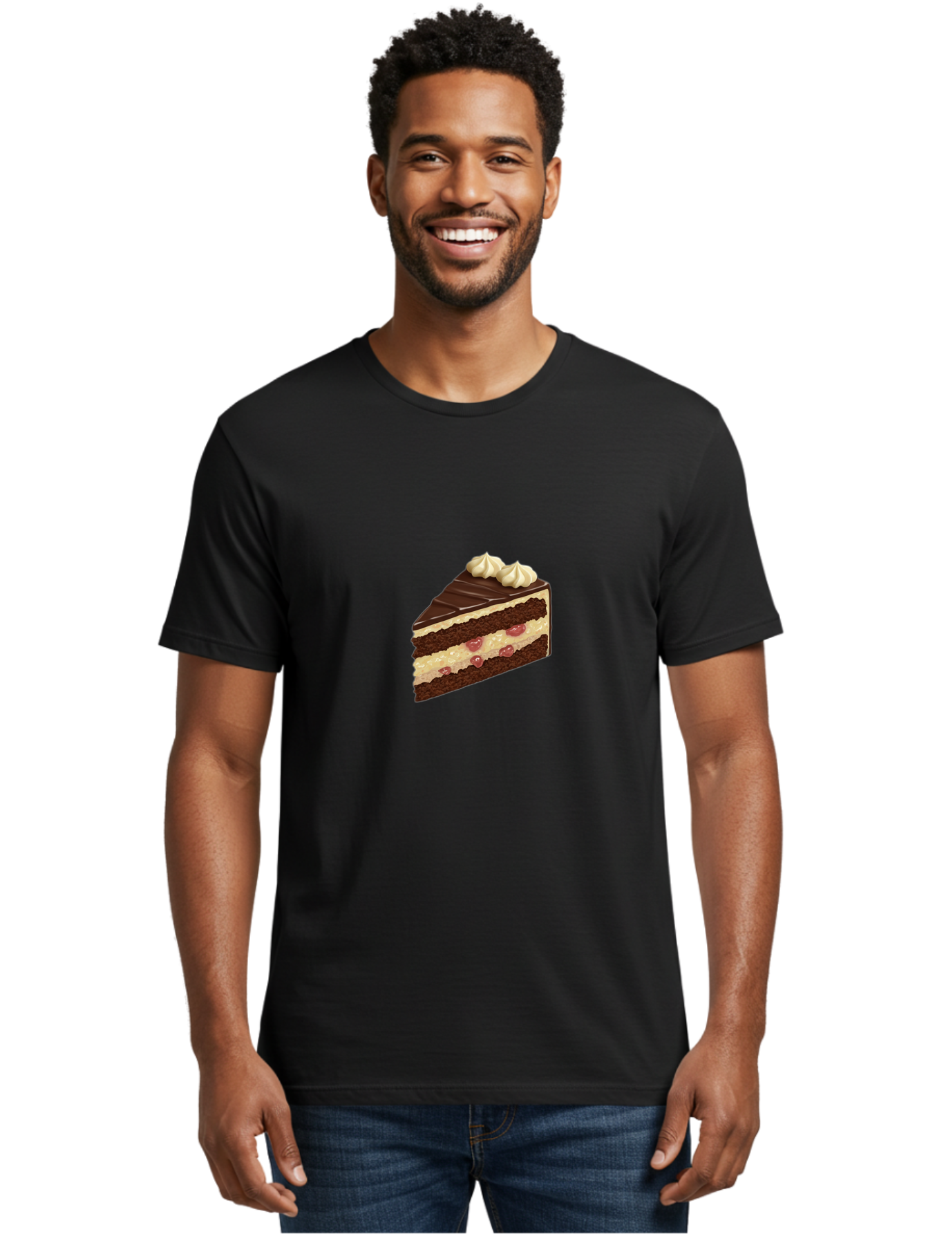 Chocolate-Layer-Cake-2 Men'S Graphic Tee, 100% Cotton, Comfortable Casual Summer Wear, Machine Washable, Vintage Camera, Old Camera, Antique Camera, Black Camera, Classic Photography, Photography Equipment, Nostalgic Device, Film Camera, Bak257
