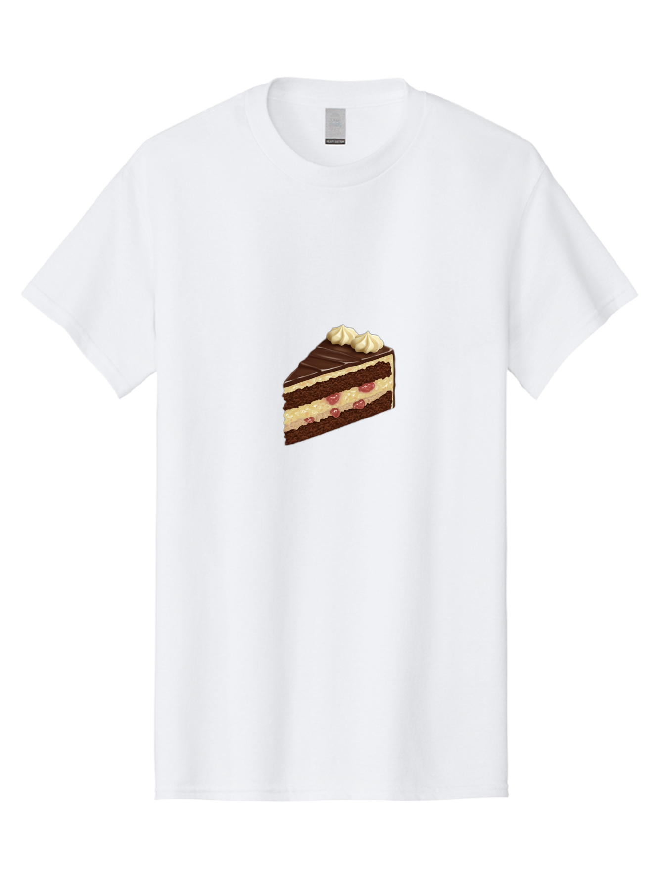 Chocolate-Layer-Cake-2 Men'S Graphic Tee, 100% Cotton, Comfortable Casual Summer Wear, Machine Washable, Vintage Camera, Old Camera, Antique Camera, Black Camera, Classic Photography, Photography Equipment, Nostalgic Device, Film Camera, Bak257