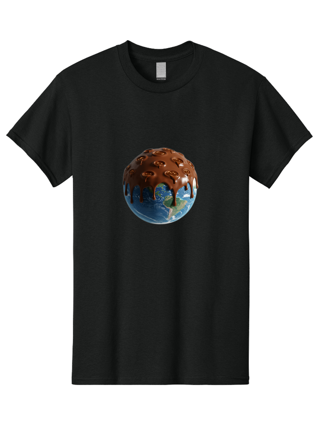 Chocolate-Planet-Earth Men'S Graphic Tee, 100% Cotton, Comfortable Casual Summer Wear, Machine Washable, Vintage Camera, Old Camera, Antique Camera, Black Camera, Classic Photography, Photography Equipment, Nostalgic Device, Film Camera, Bak259