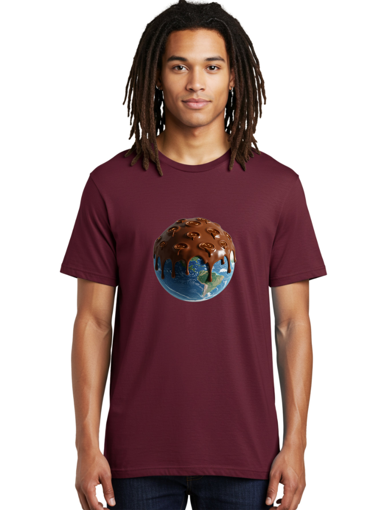 Chocolate-Planet-Earth Men'S Graphic Tee, 100% Cotton, Comfortable Casual Summer Wear, Machine Washable, Vintage Camera, Old Camera, Antique Camera, Black Camera, Classic Photography, Photography Equipment, Nostalgic Device, Film Camera, Bak259