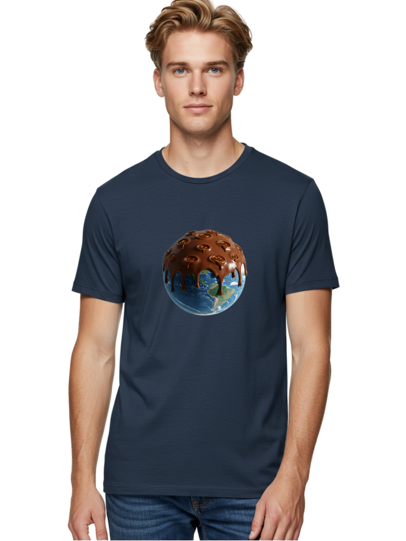 Chocolate-Planet-Earth Men'S Graphic Tee, 100% Cotton, Comfortable Casual Summer Wear, Machine Washable, Vintage Camera, Old Camera, Antique Camera, Black Camera, Classic Photography, Photography Equipment, Nostalgic Device, Film Camera, Bak259