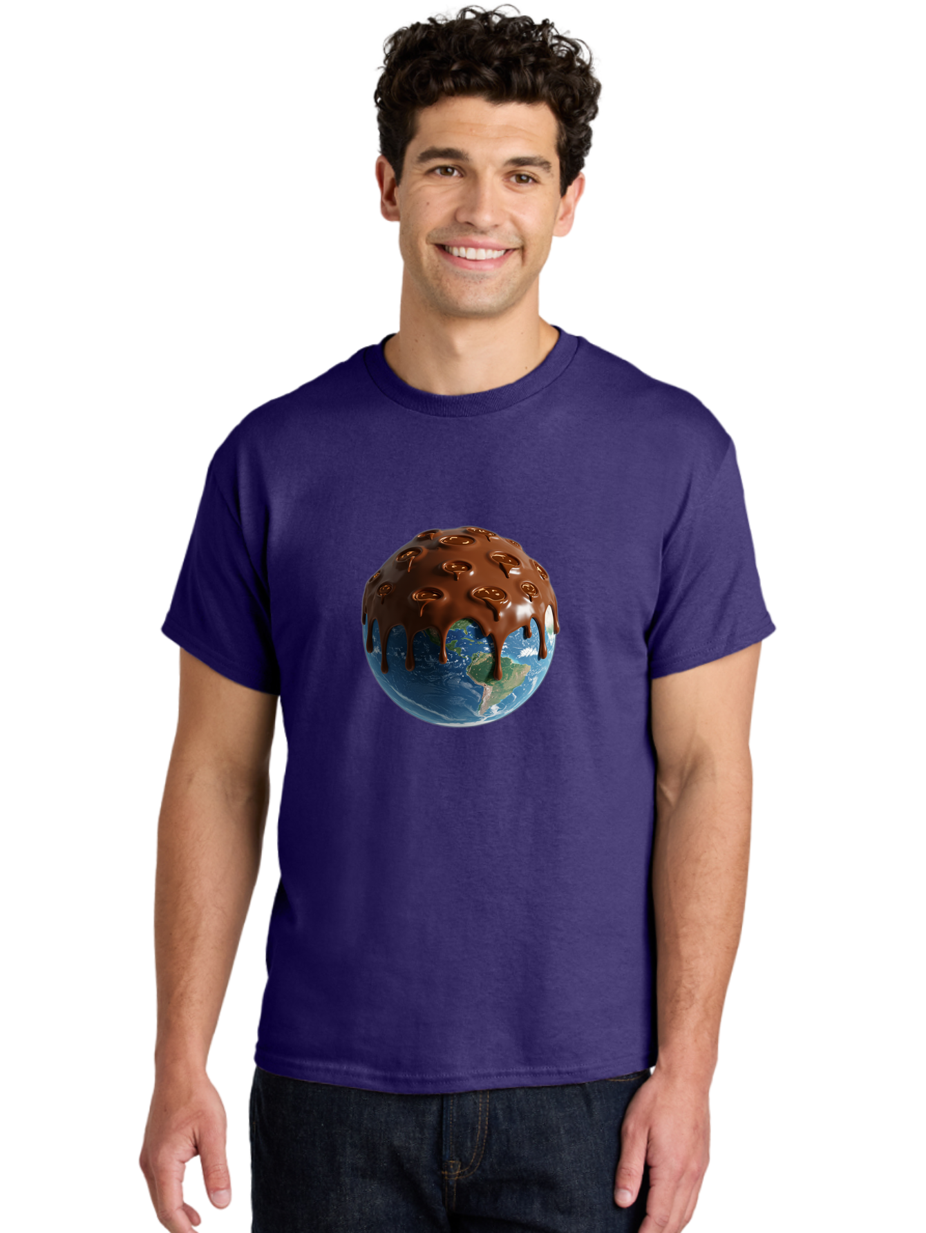 Chocolate-Planet-Earth Men'S Graphic Tee, 100% Cotton, Comfortable Casual Summer Wear, Machine Washable, Vintage Camera, Old Camera, Antique Camera, Black Camera, Classic Photography, Photography Equipment, Nostalgic Device, Film Camera, Bak259
