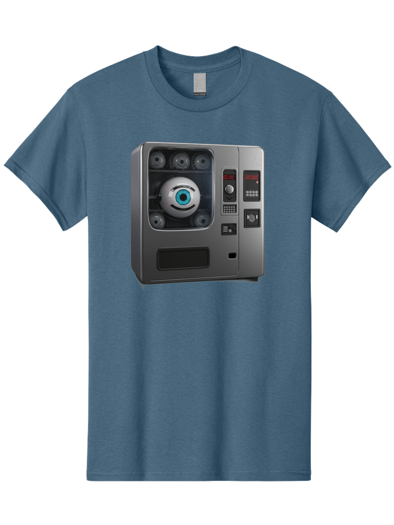 Claptrap Men'S Graphic Tee, 100% Cotton, Comfortable Casual Summer Wear, Machine Washable, Vintage Camera, Old Camera, Antique Camera, Black Camera, Classic Photography, Photography Equipment, Nostalgic Device, Film Camera, Camera Art Bak261