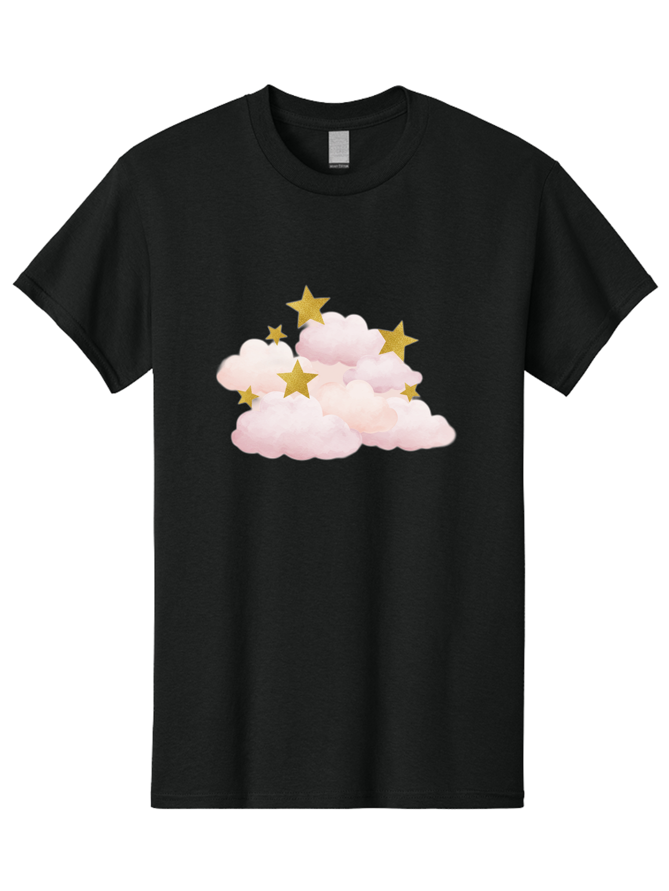 Clouds-With-Stars Men'S Graphic Tee, 100% Cotton, Comfortable Casual Summer Wear, Machine Washable, Vintage Camera, Old Camera, Antique Camera, Black Camera, Classic Photography, Photography Equipment, Nostalgic Device, Film Camera, Camera Art Bak271