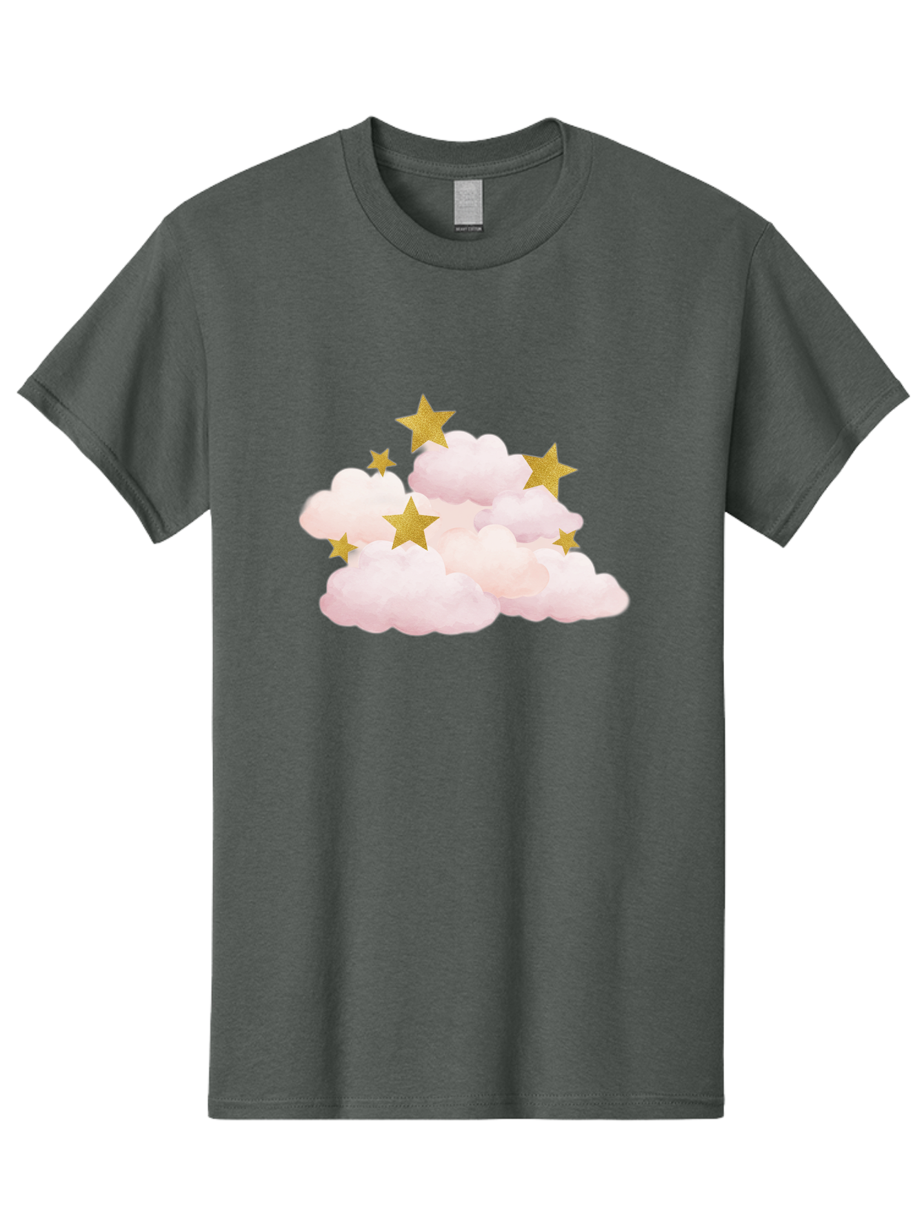 Clouds-With-Stars Men'S Graphic Tee, 100% Cotton, Comfortable Casual Summer Wear, Machine Washable, Vintage Camera, Old Camera, Antique Camera, Black Camera, Classic Photography, Photography Equipment, Nostalgic Device, Film Camera, Camera Art Bak271