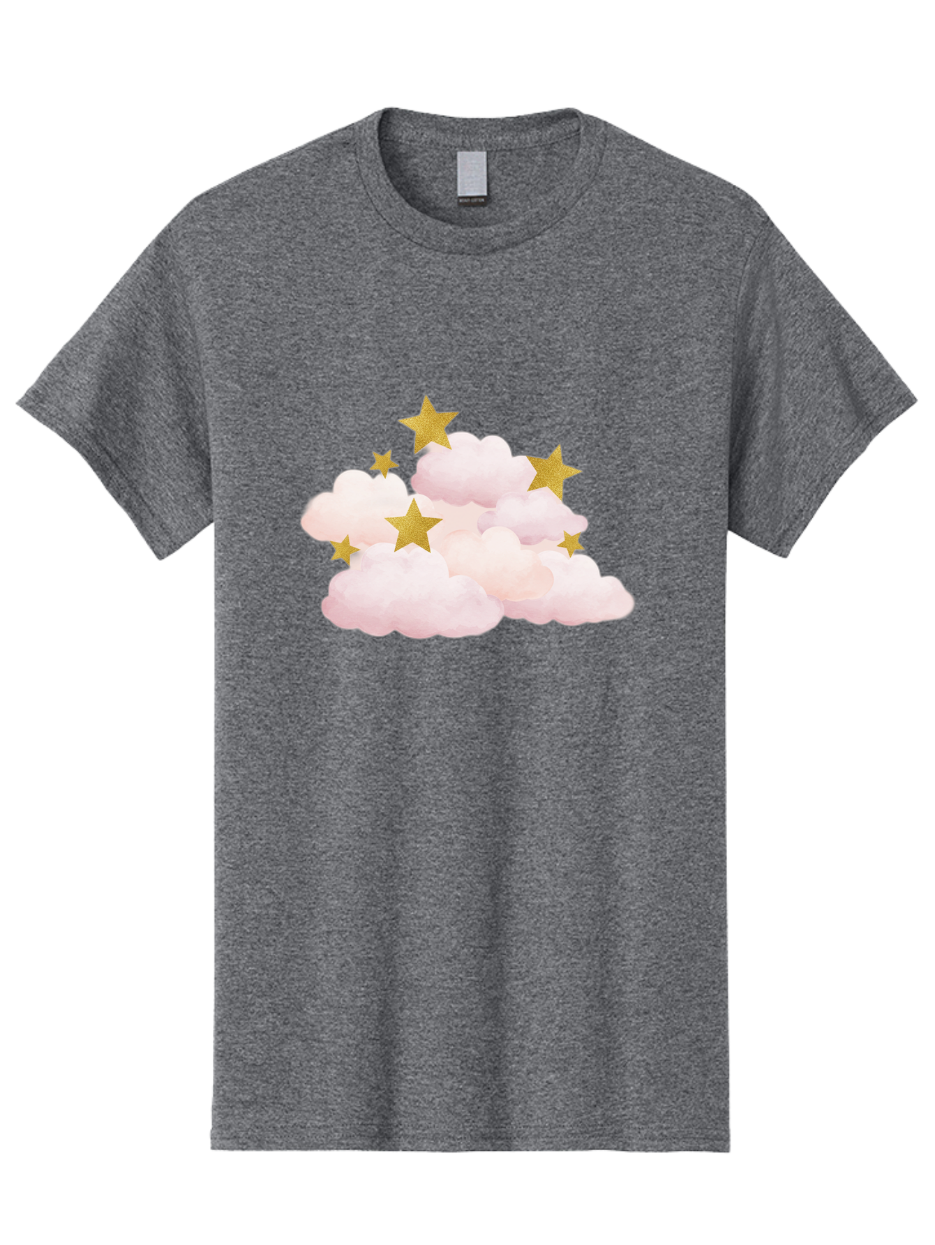 Clouds-With-Stars Men'S Graphic Tee, 100% Cotton, Comfortable Casual Summer Wear, Machine Washable, Vintage Camera, Old Camera, Antique Camera, Black Camera, Classic Photography, Photography Equipment, Nostalgic Device, Film Camera, Camera Art Bak271