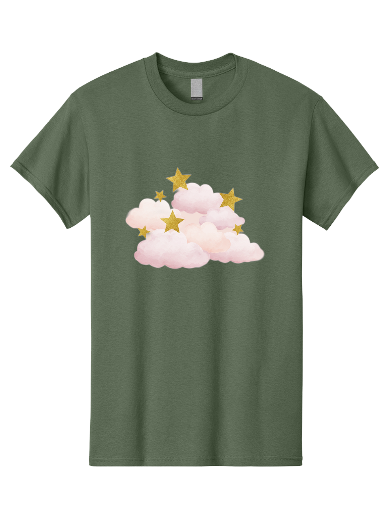 Clouds-With-Stars Men'S Graphic Tee, 100% Cotton, Comfortable Casual Summer Wear, Machine Washable, Vintage Camera, Old Camera, Antique Camera, Black Camera, Classic Photography, Photography Equipment, Nostalgic Device, Film Camera, Camera Art Bak271