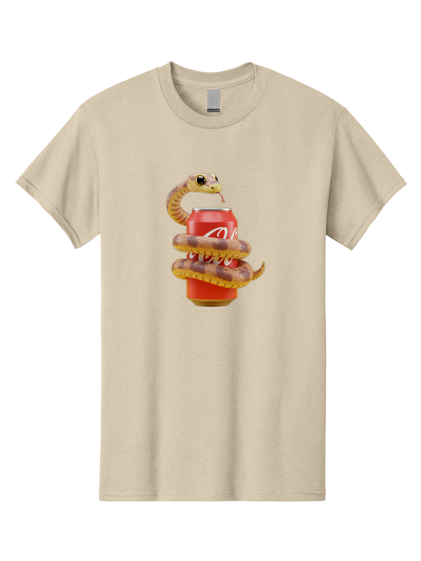 Coca-Cola-Can-Snake Men'S Graphic Tee, 100% Cotton, Comfortable Casual Summer Wear, Machine Washable, Vintage Camera, Old Camera, Antique Camera, Black Camera, Classic Photography, Photography Equipment, Nostalgic Device, Film Camera, Bak275