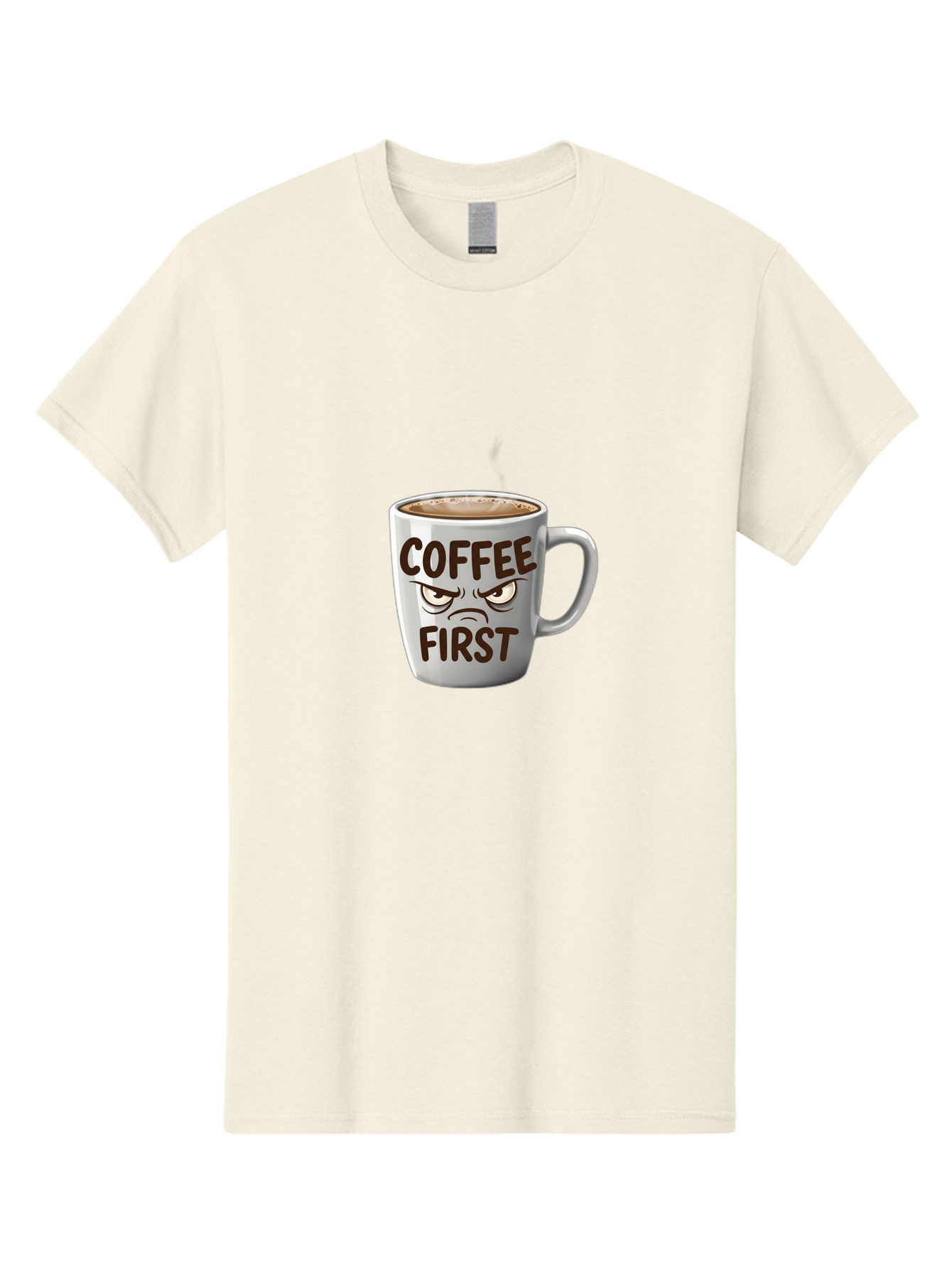 Coffee-First Men'S Graphic Tee, 100% Cotton, Comfortable Casual Summer Wear, Machine Washable, Vintage Camera, Old Camera, Antique Camera, Black Camera, Classic Photography, Photography Equipment, Nostalgic Device, Film Camera, Camera Art Bak283