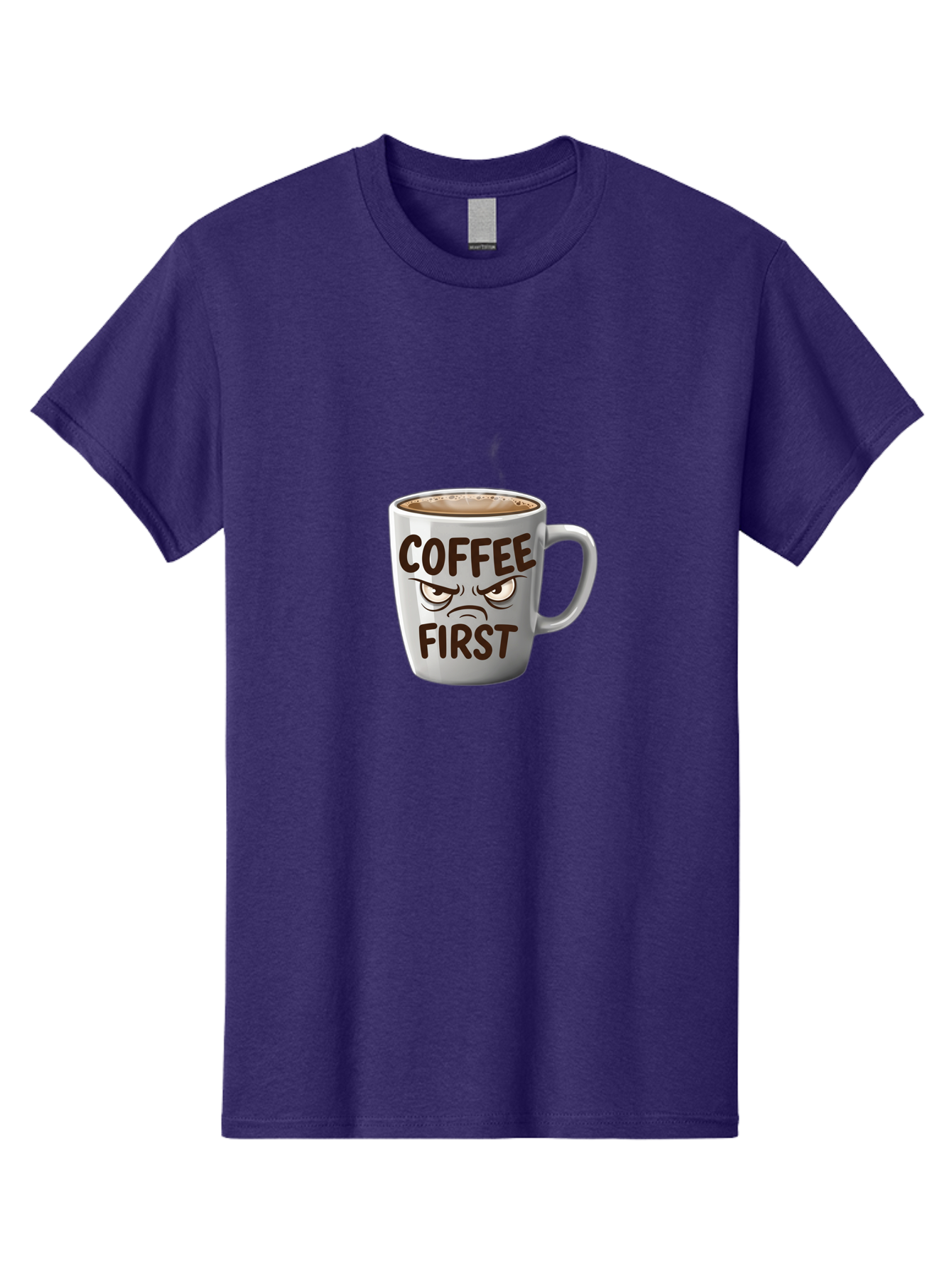 Coffee-First Men'S Graphic Tee, 100% Cotton, Comfortable Casual Summer Wear, Machine Washable, Vintage Camera, Old Camera, Antique Camera, Black Camera, Classic Photography, Photography Equipment, Nostalgic Device, Film Camera, Camera Art Bak283