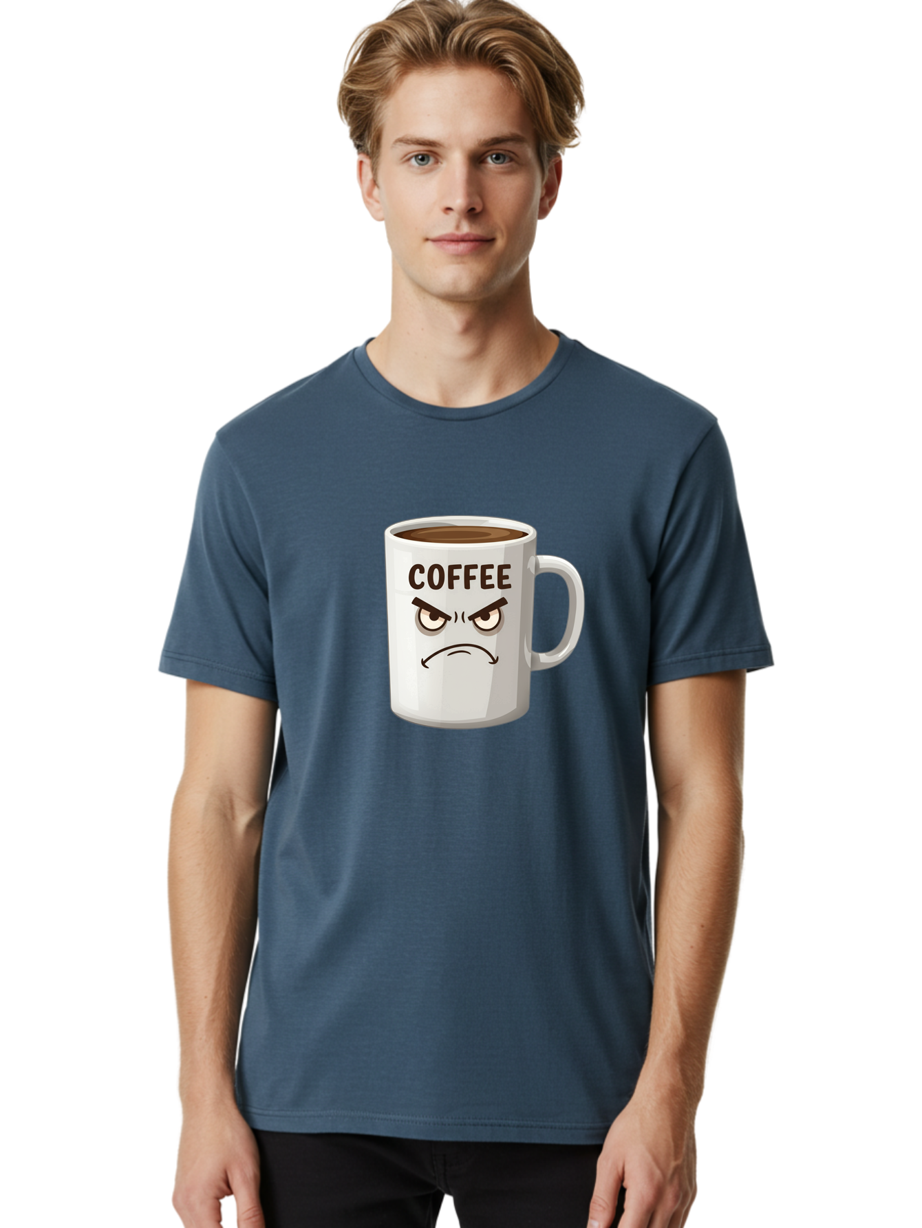 Coffee Men'S Graphic Tee, 100% Cotton, Comfortable Casual Summer Wear, Machine Washable, Vintage Camera, Old Camera, Antique Camera, Black Camera, Classic Photography, Photography Equipment, Nostalgic Device, Film Camera, Camera Art Bak284