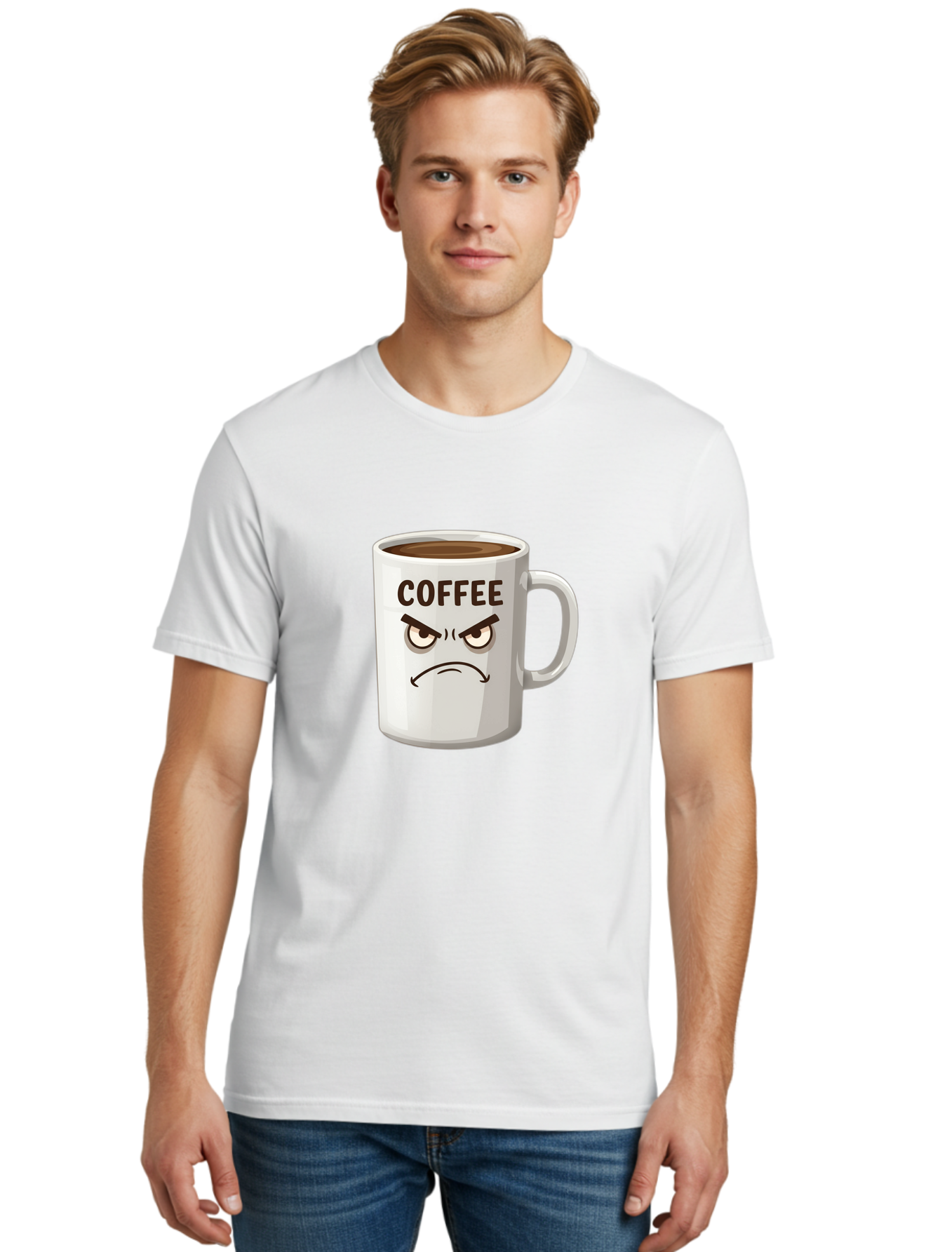 Coffee Men'S Graphic Tee, 100% Cotton, Comfortable Casual Summer Wear, Machine Washable, Vintage Camera, Old Camera, Antique Camera, Black Camera, Classic Photography, Photography Equipment, Nostalgic Device, Film Camera, Camera Art Bak284